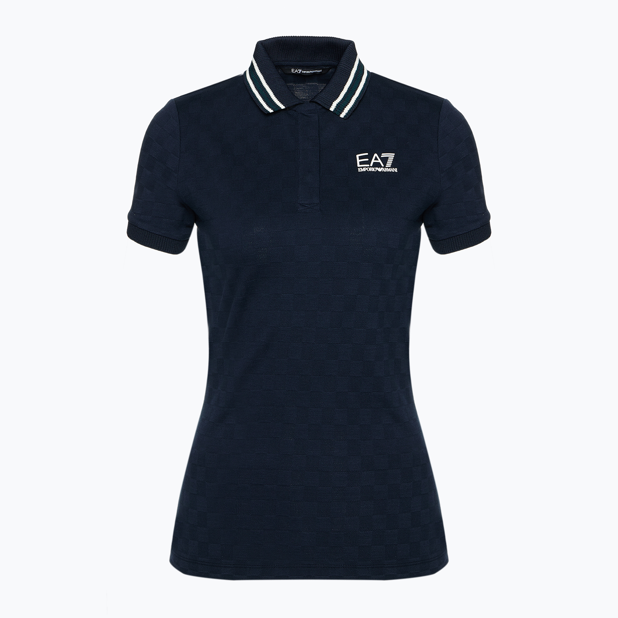Dámske tričko EA7 Emporio Armani Golf Pro Polo Damier armani blue (Golf Pro Polo Damier TJZSZ-6DTF01-1562)