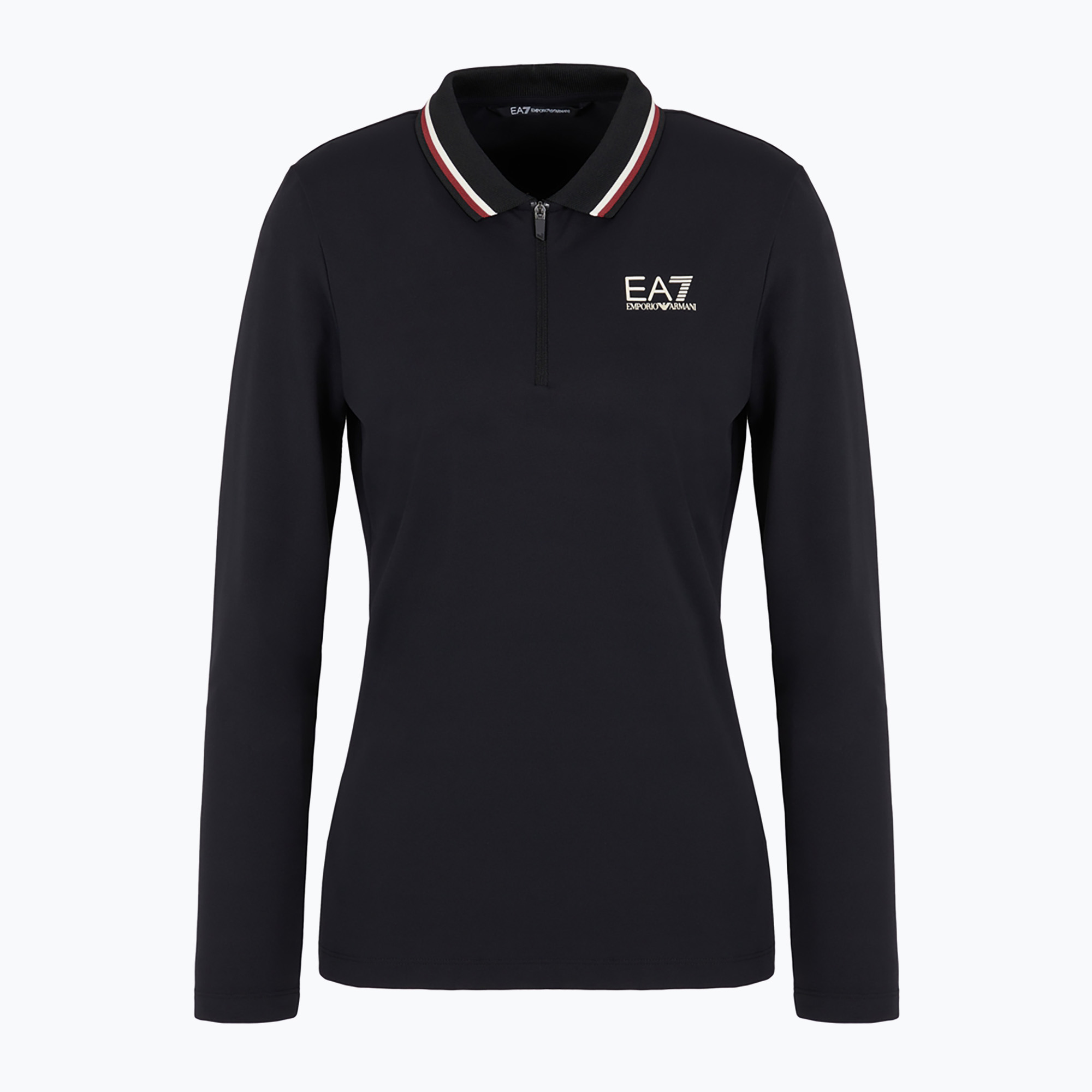 Dámske tričko longsleeve EA7 Emporio Armani Golf Pro Polo black (Golf Pro Polo TJ27Z-6DTF03-1200)