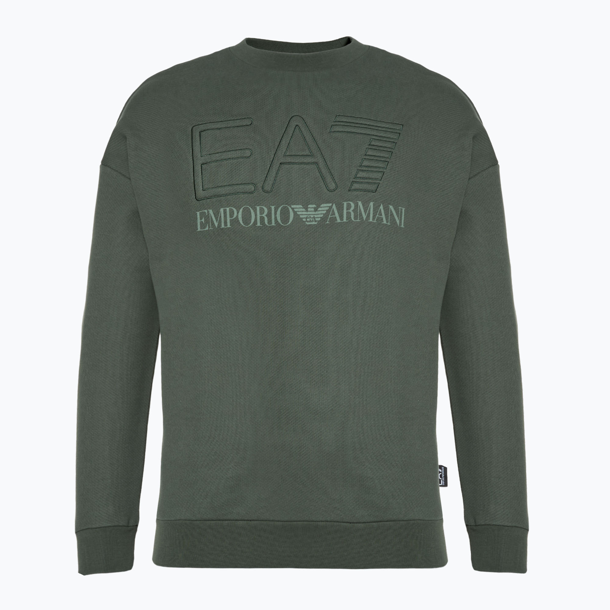 Mikina EA7 Mikina Emporio Armani Train Logo Series Embroidery T-Top Coft beetlee (Train Logo Series Embroidery T-Top Coft PJOPZ-6DUM14-1846)
