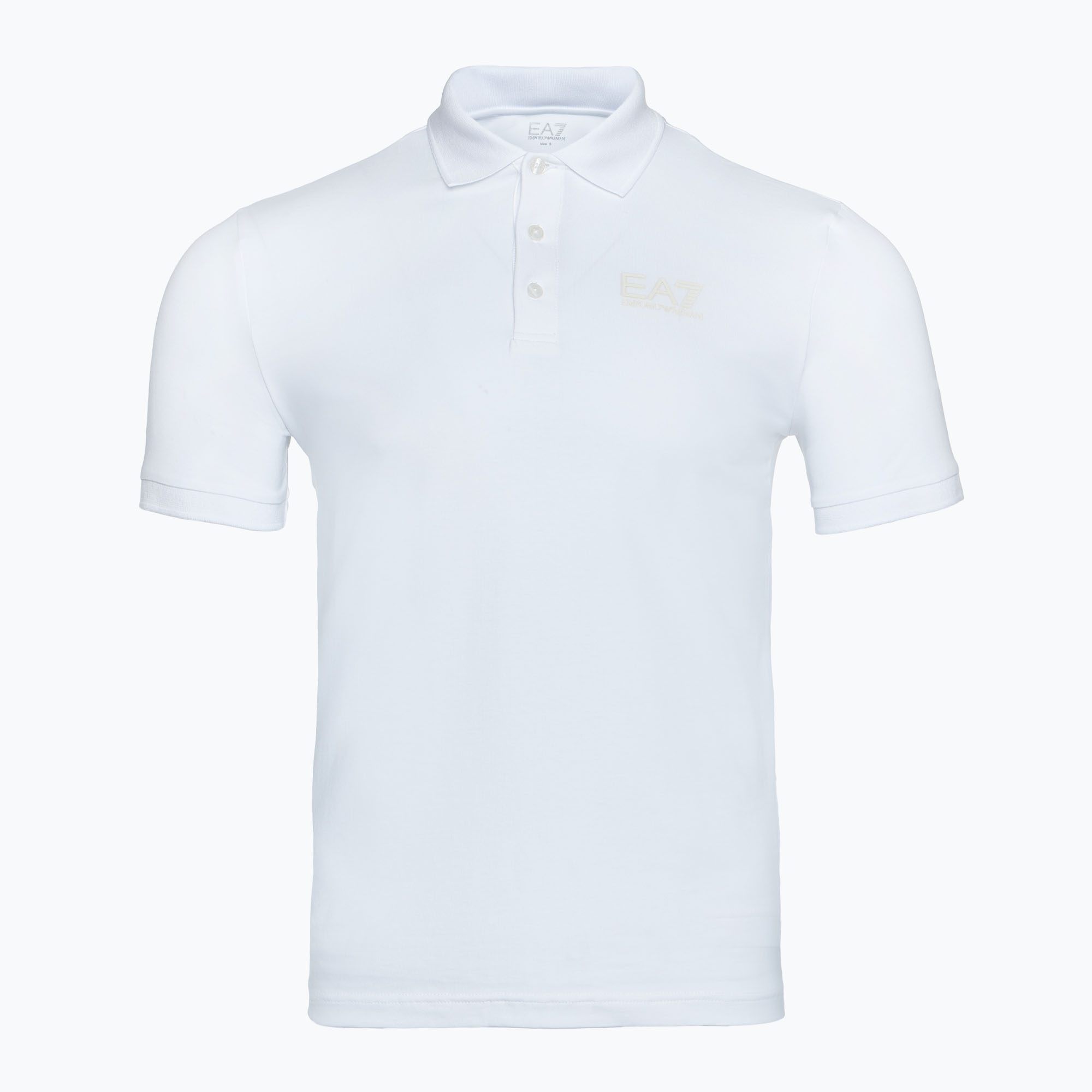 Pánske tričko EA7 Emporio Armani Train Visibility Polo white (Train Visibility Polo PJVQZ-6DPF16-1100)