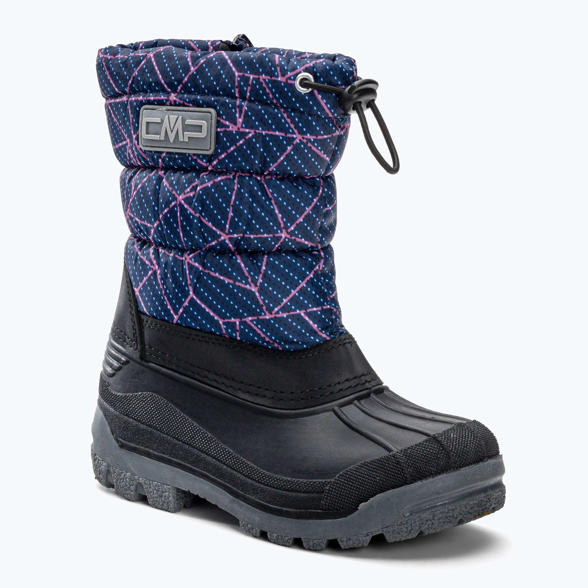CMP Sneewy detské snehové topánky námornícka modrá a ružová 3Q71294 (Sneewy Snowboots 3Q71294/37NM)