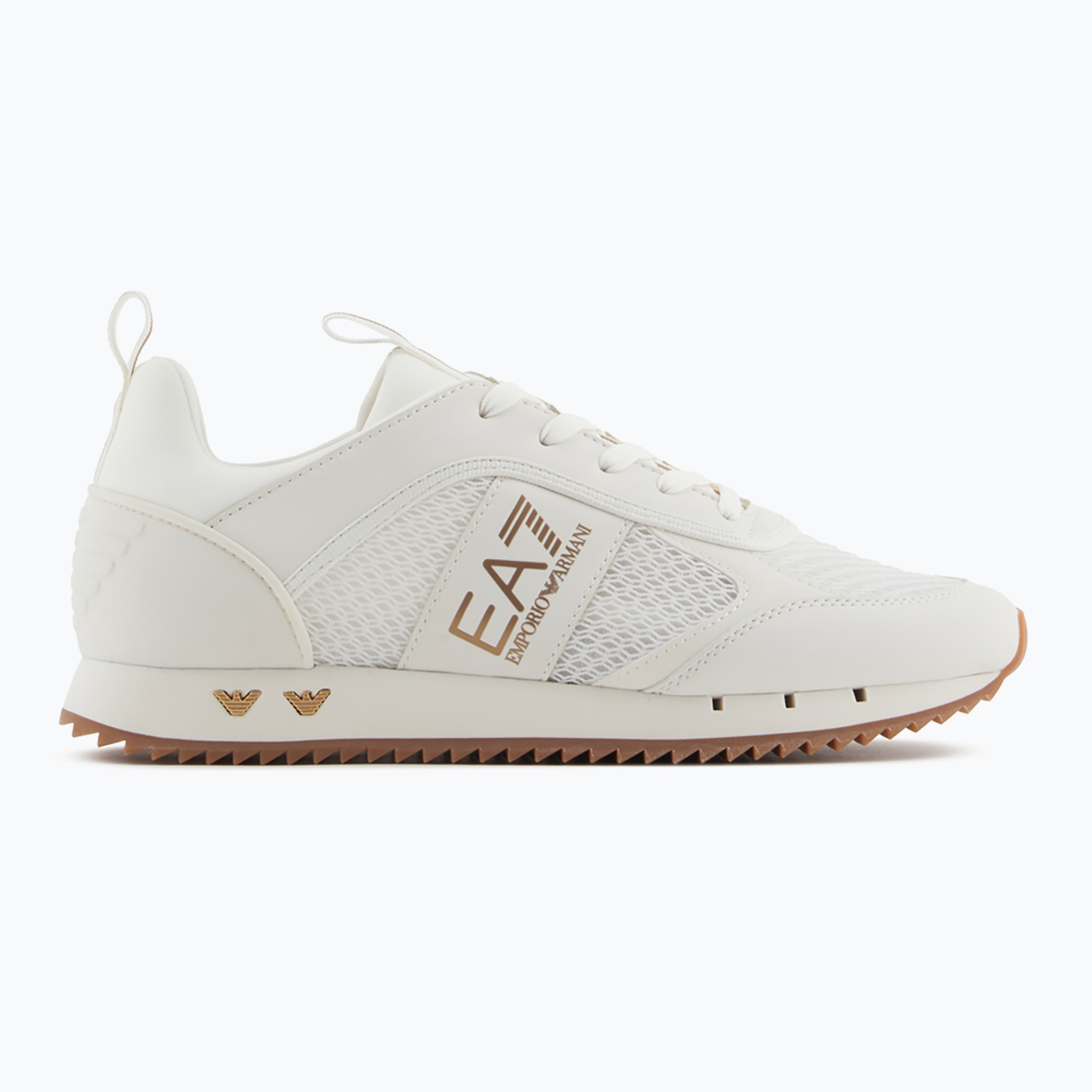 Topánky EA7 Emporio Armani Black & White Laces triple off wht/gold (Black & White Laces X8X027-XK050)