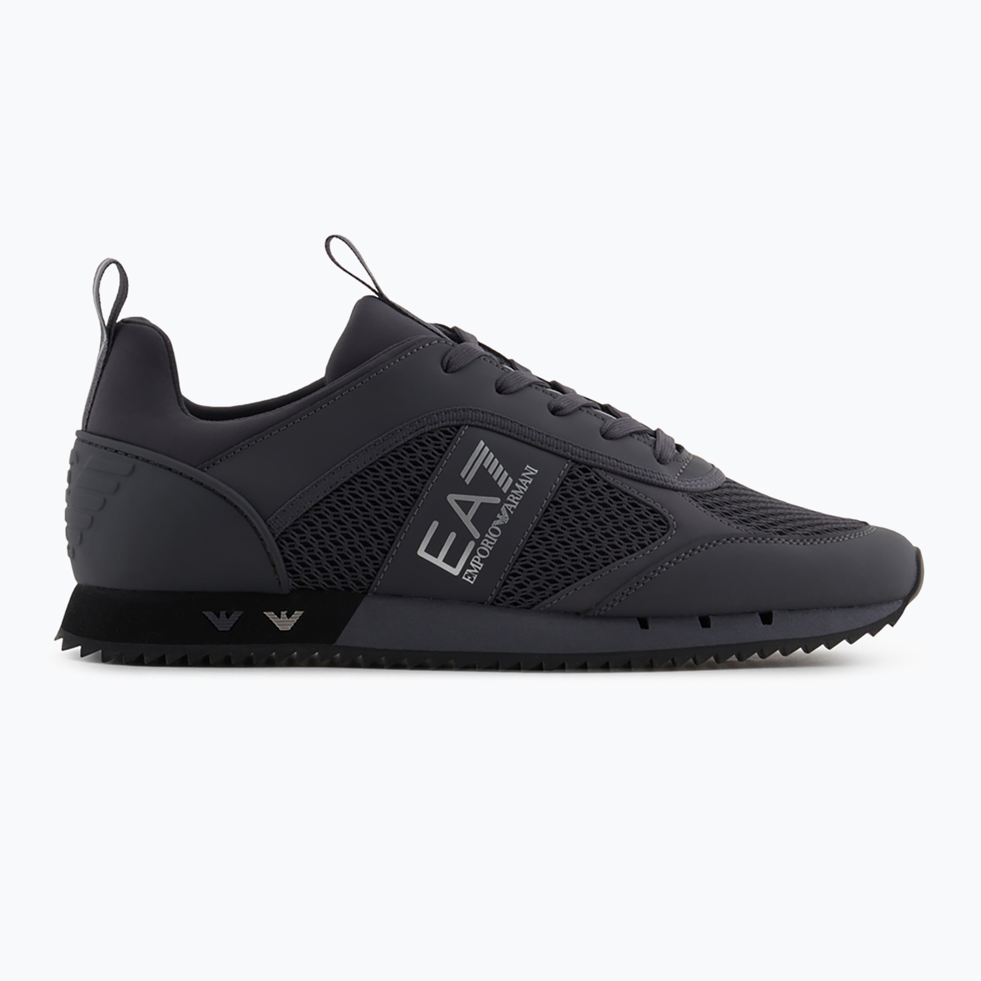 Topánky EA7 Emporio Armani Black & White Laces asphalt grey/silv.g7 (Black & White Laces X8X027-XK050)