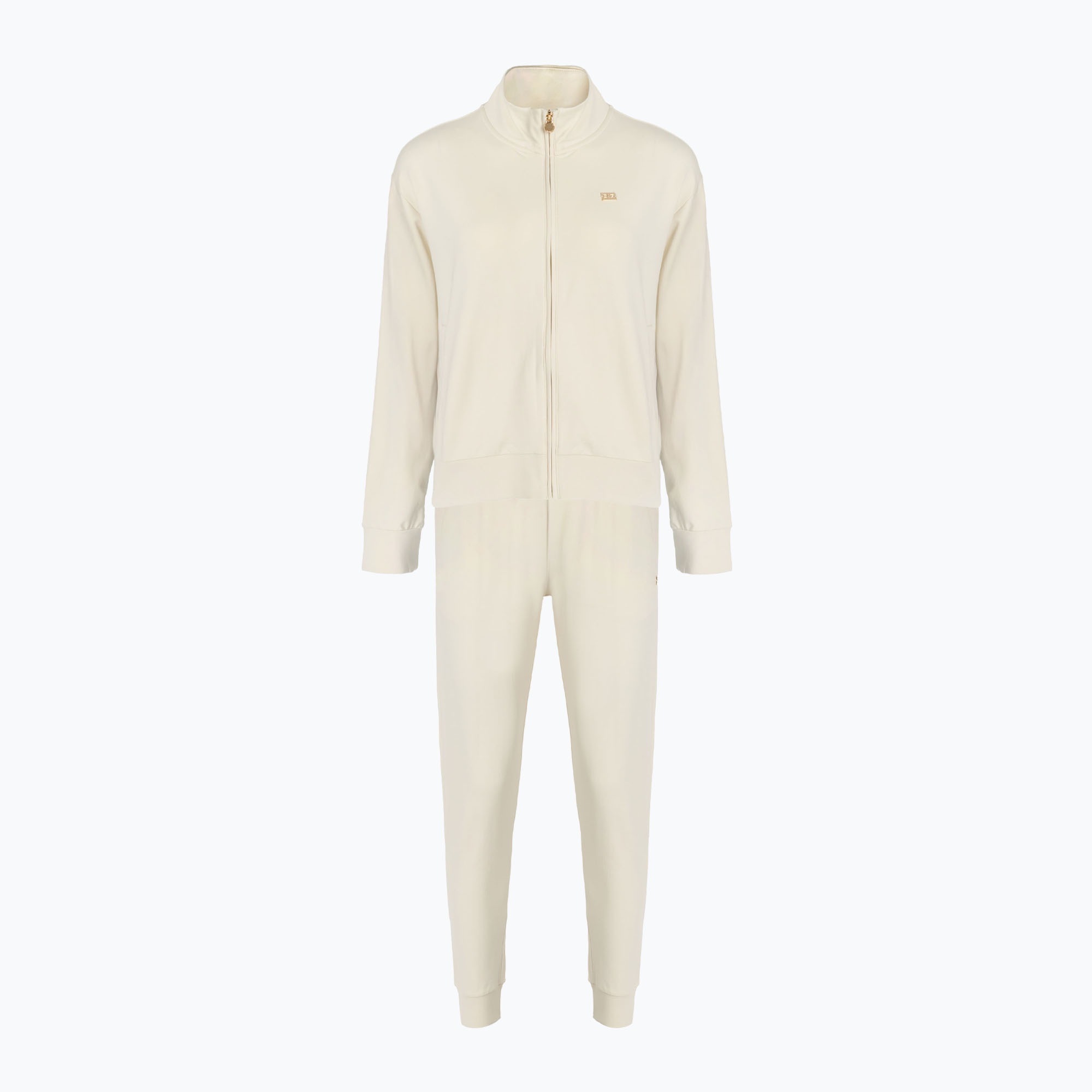 EA7 Emporio Armani Train Core Lady Tepláková súprava FZ silver birch (Train Core Lady Tracksuit FZ 7W000085-AF13135-U1112)