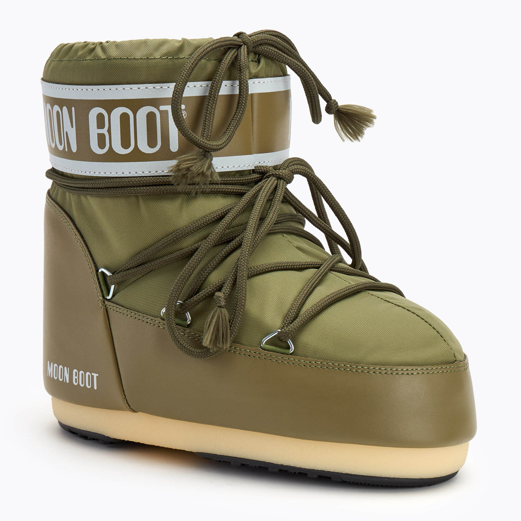 Dámske snehule Moon Boot Icon Low Nylon khaki (Icon Low Nylon 80D1409340-M006)