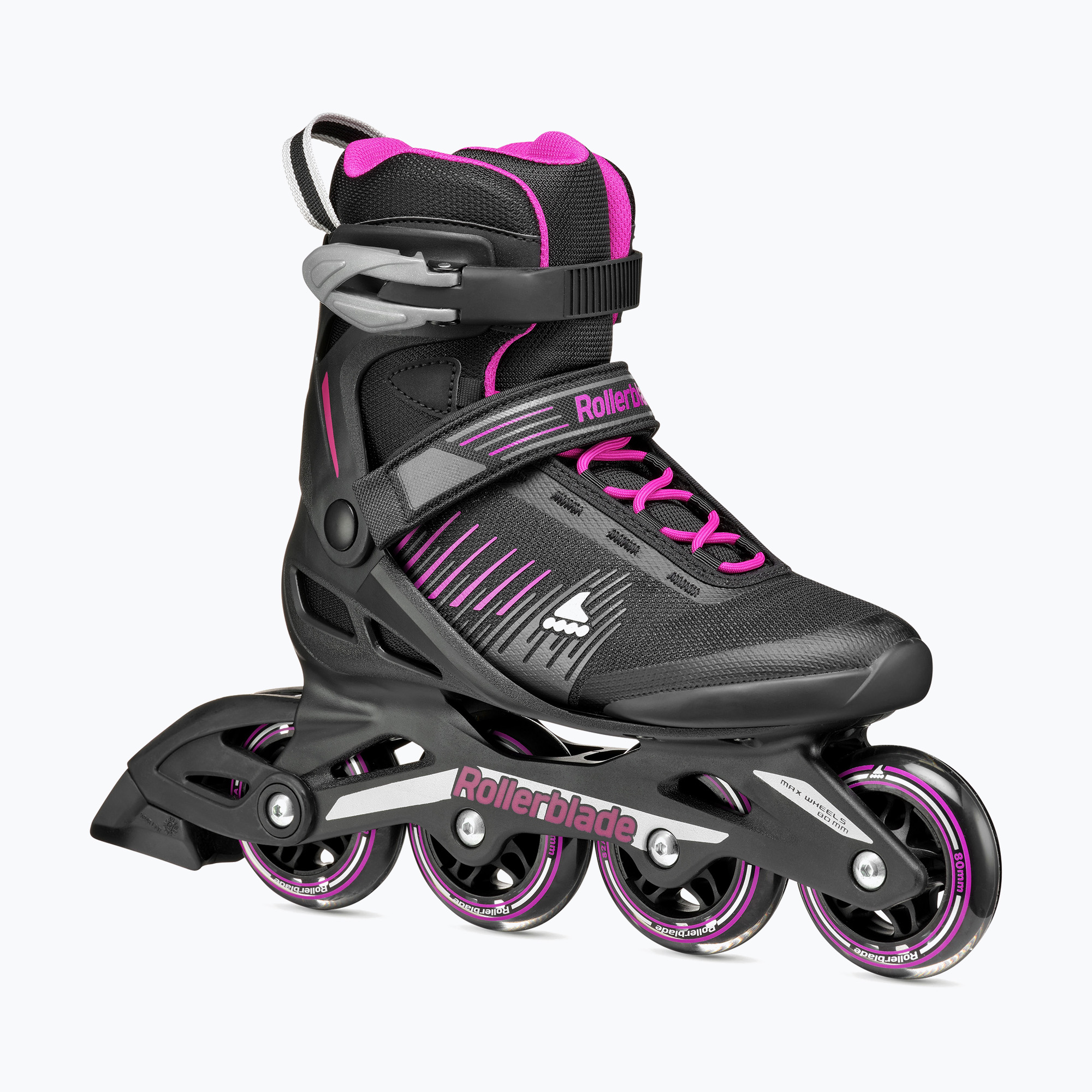 Rollerblade Zetrablade W dámske kolieskové korčule black/cyclemen pink (Zetrablade W 86B0751480NJ01)