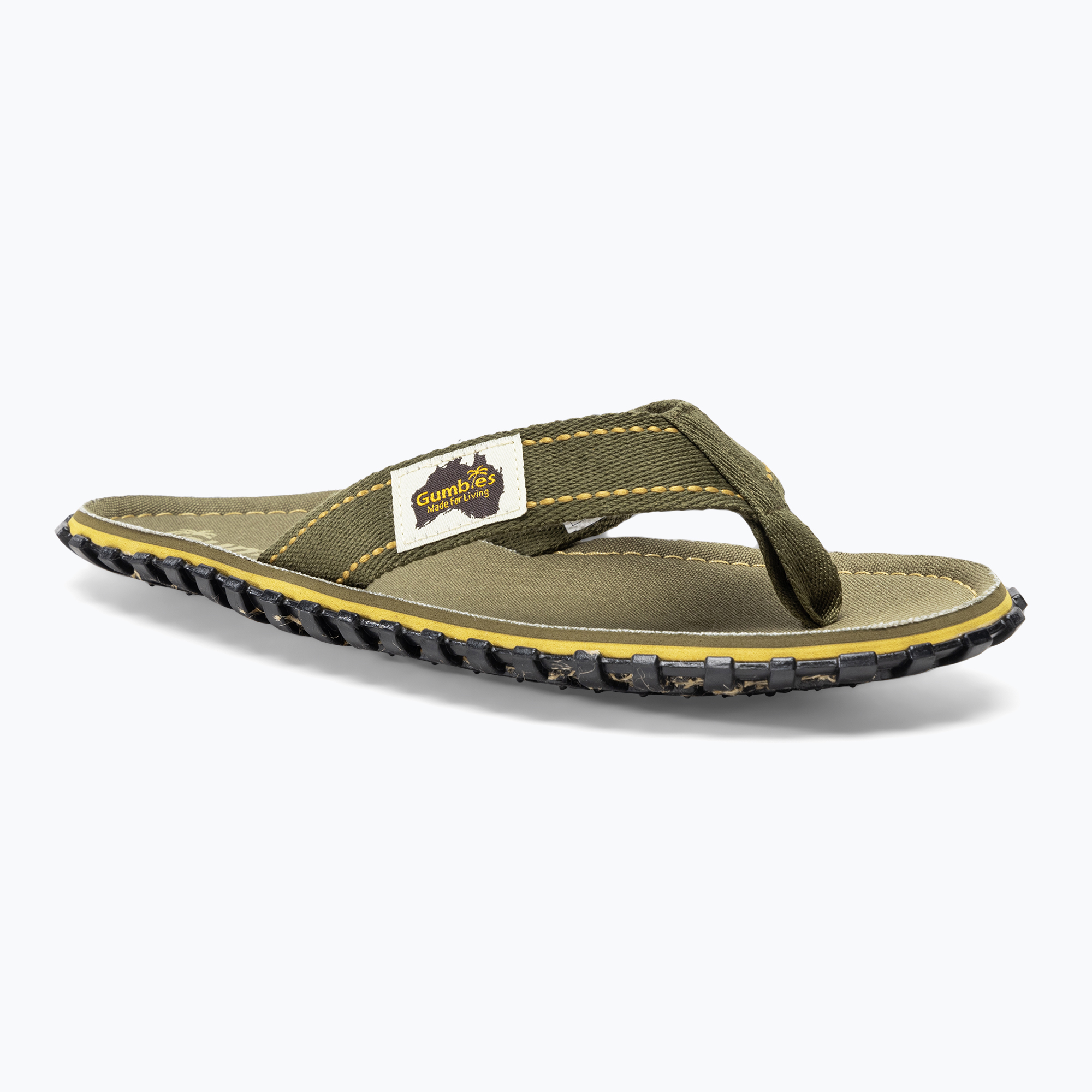 Žabky Gumbies Islander khaki (Islander GU-FFISL119)