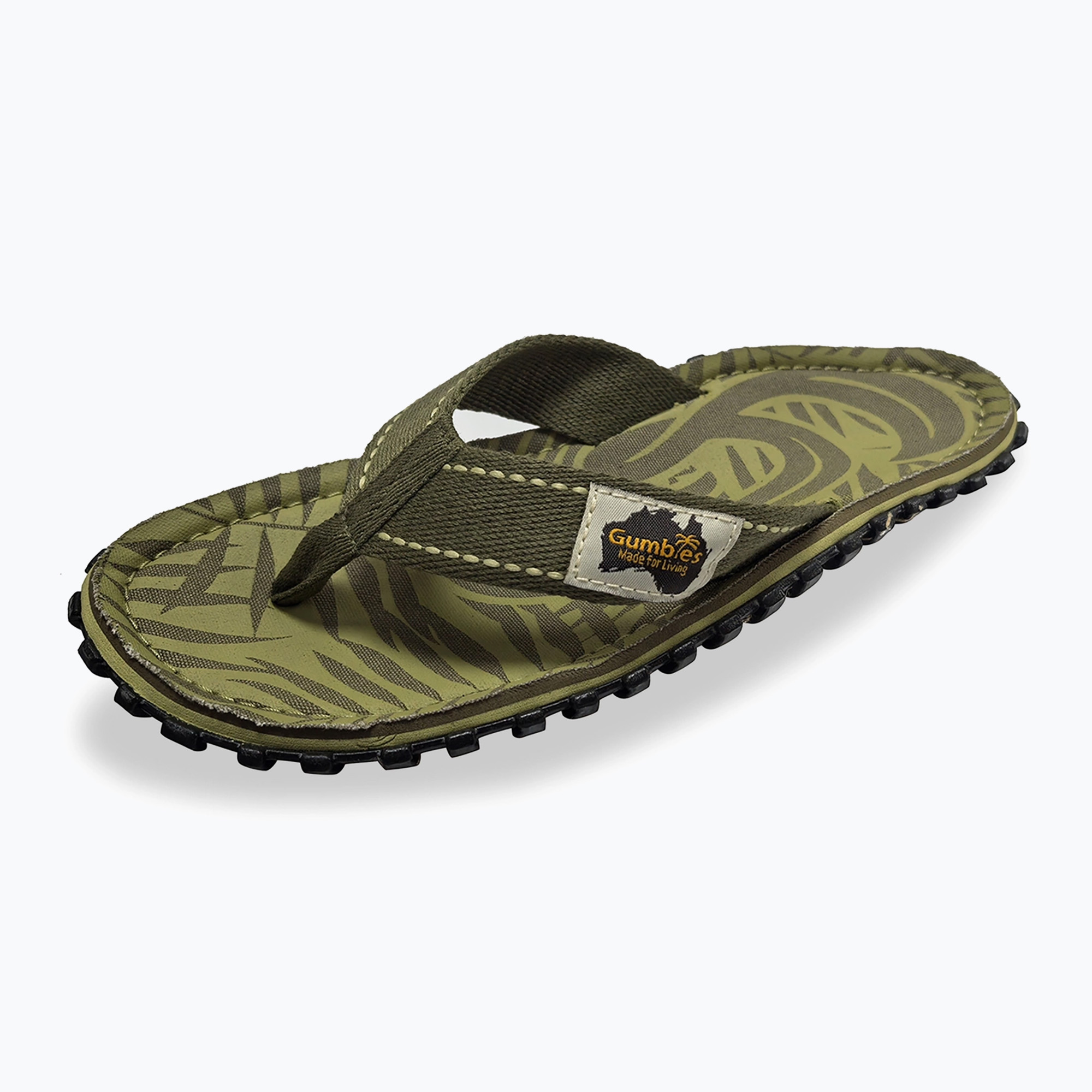 Žabky Gumbies Islander khaki (Islander GU-FFISL149-43)