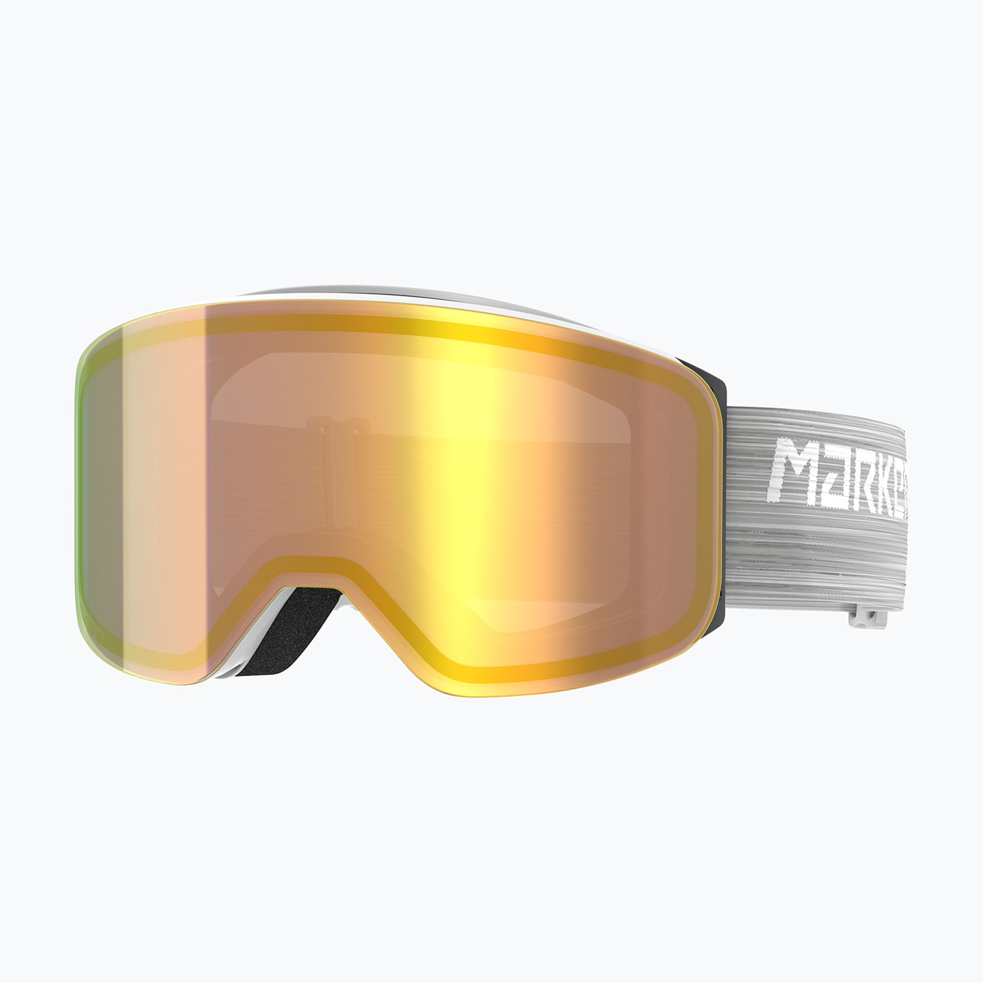 Lyžiarske okuliare Marker Squadron Magnet+ white matt/gold mirror/clarity mirror (Squadron Magnet+ 142309.03.08.3)