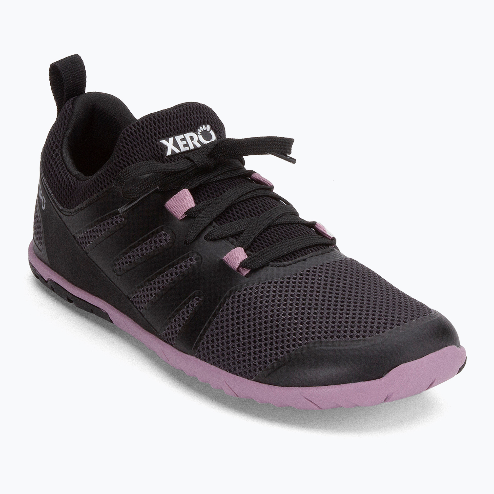 Dámska barefoot obuv Xero Shoes Forza Runner black/elderberry (Forza Runner FRW-BEB)
