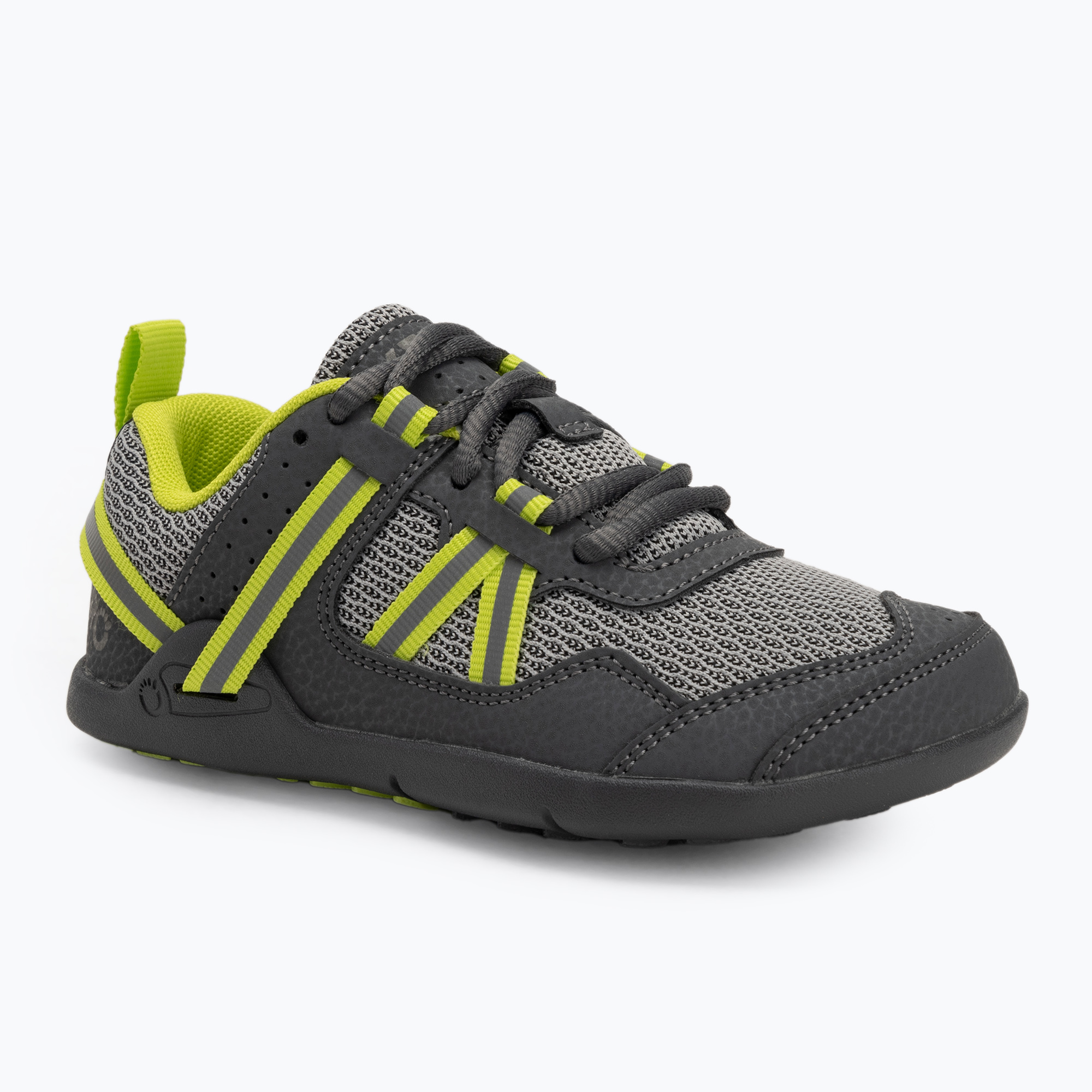 Detská obuv Xero Shoes barefoot Prio sivá/limetková (Prio PRY-GRL)