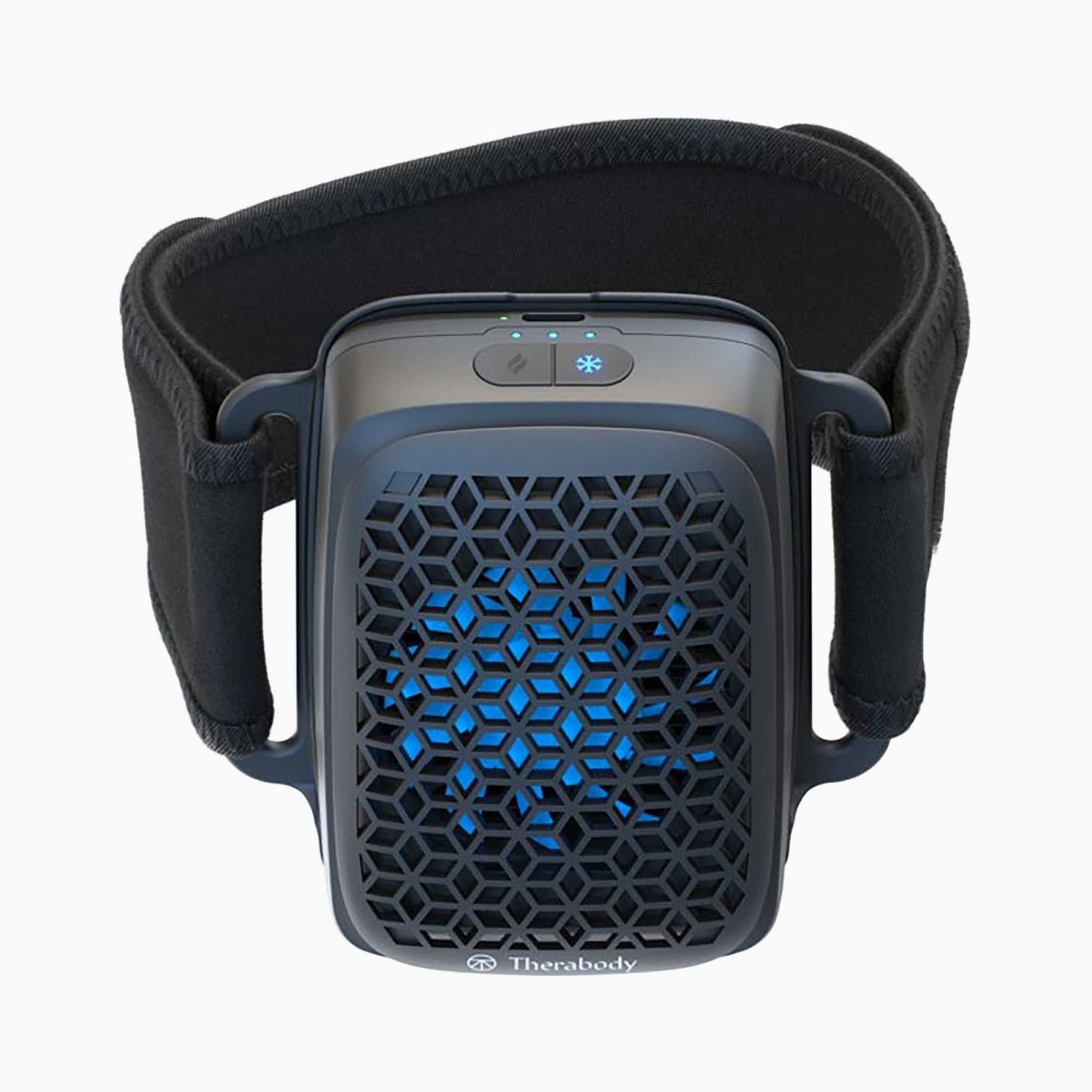 Masážny prístroj Therabody RecoveryTherm Cube black/blue (RecoveryTherm Cube TB03780-01)