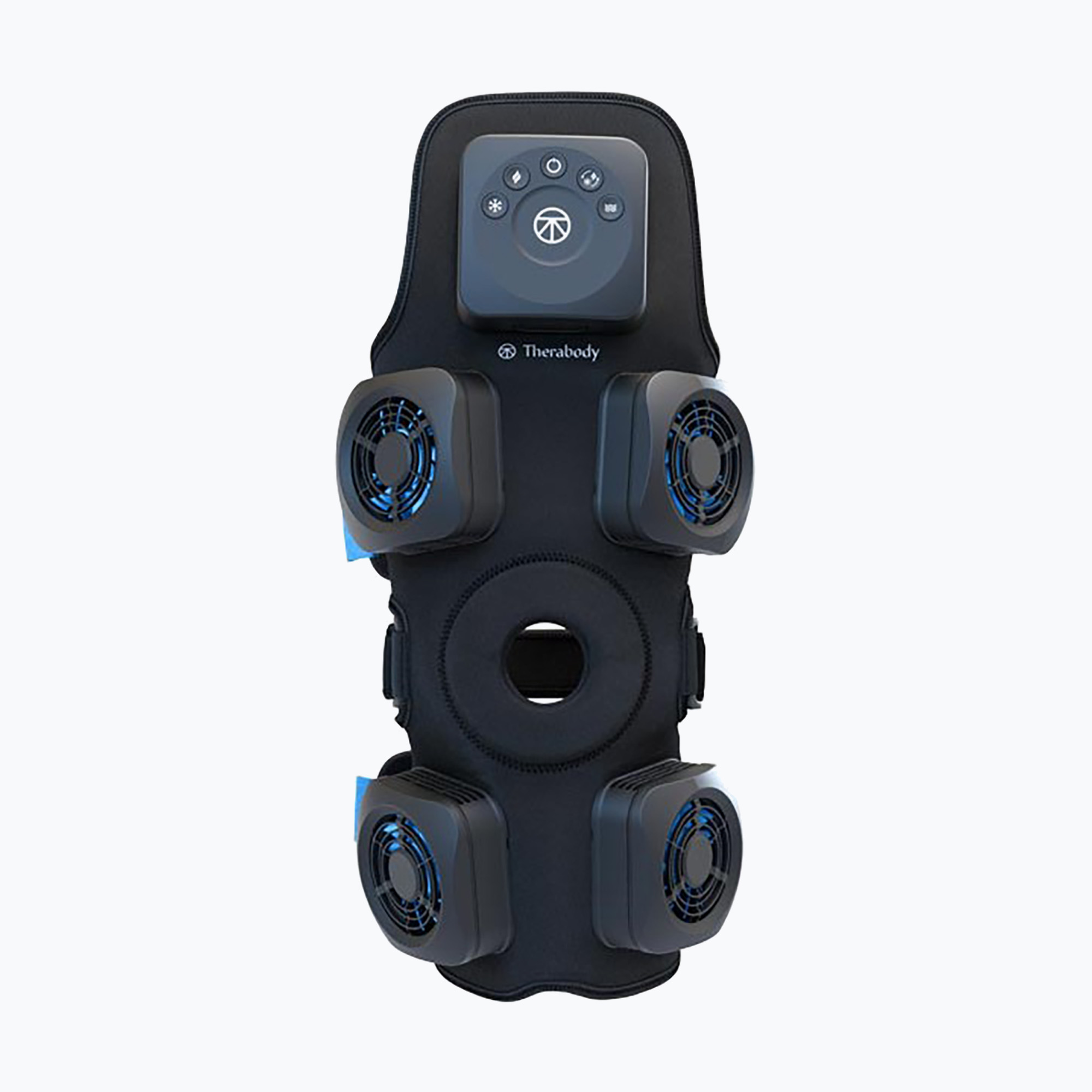 Masážny prístroj Therabody RecoveryTherm Hot&Cold Vibration Knee black blue (RecoveryTherm Hot&Cold Vibration Knee TB03821-01)