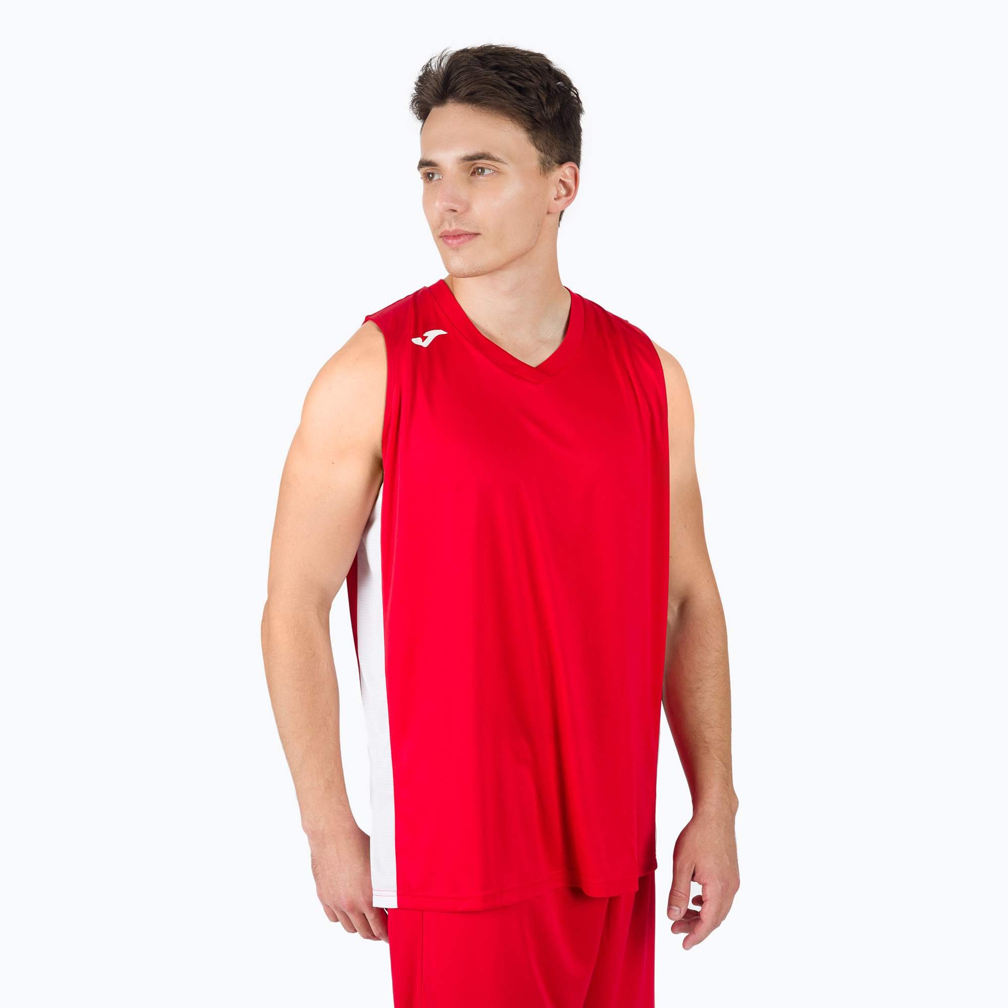 Pánsky basketbalový dres Joma Cancha III červeno-biely 101573.602