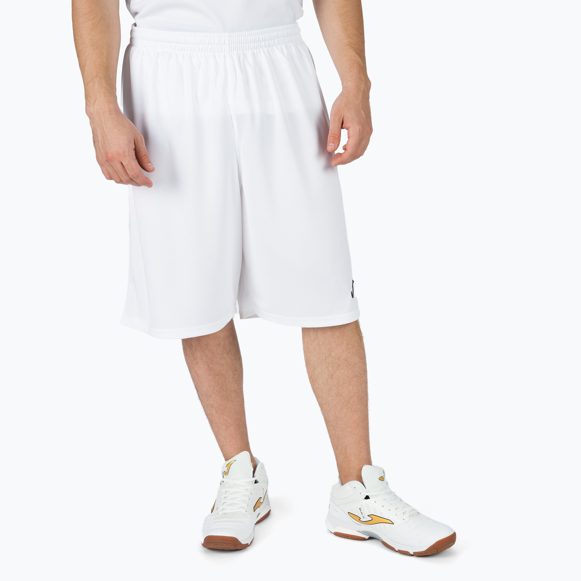 Joma Nobel Dlhé basketbalové šortky biele 101648.200