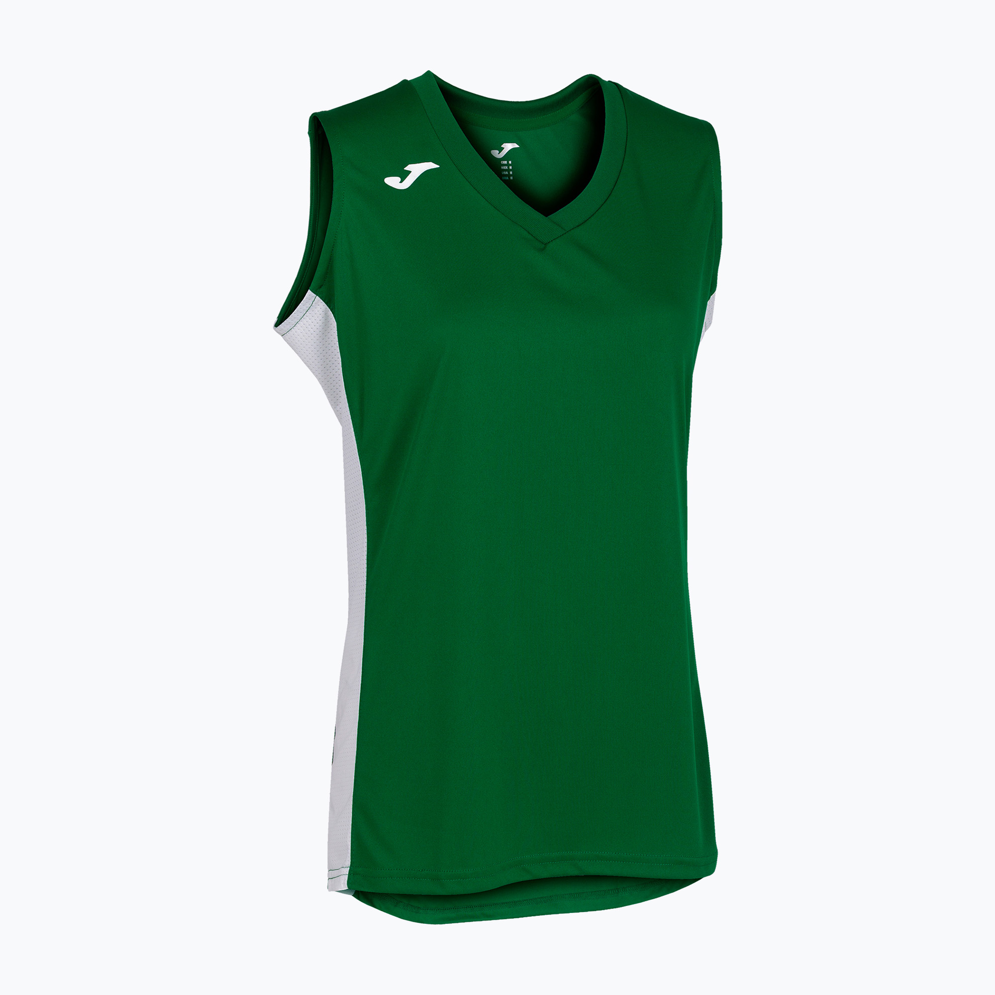 Dámsky basketbalový dres Joma Cancha III zeleno-biely 901129.452