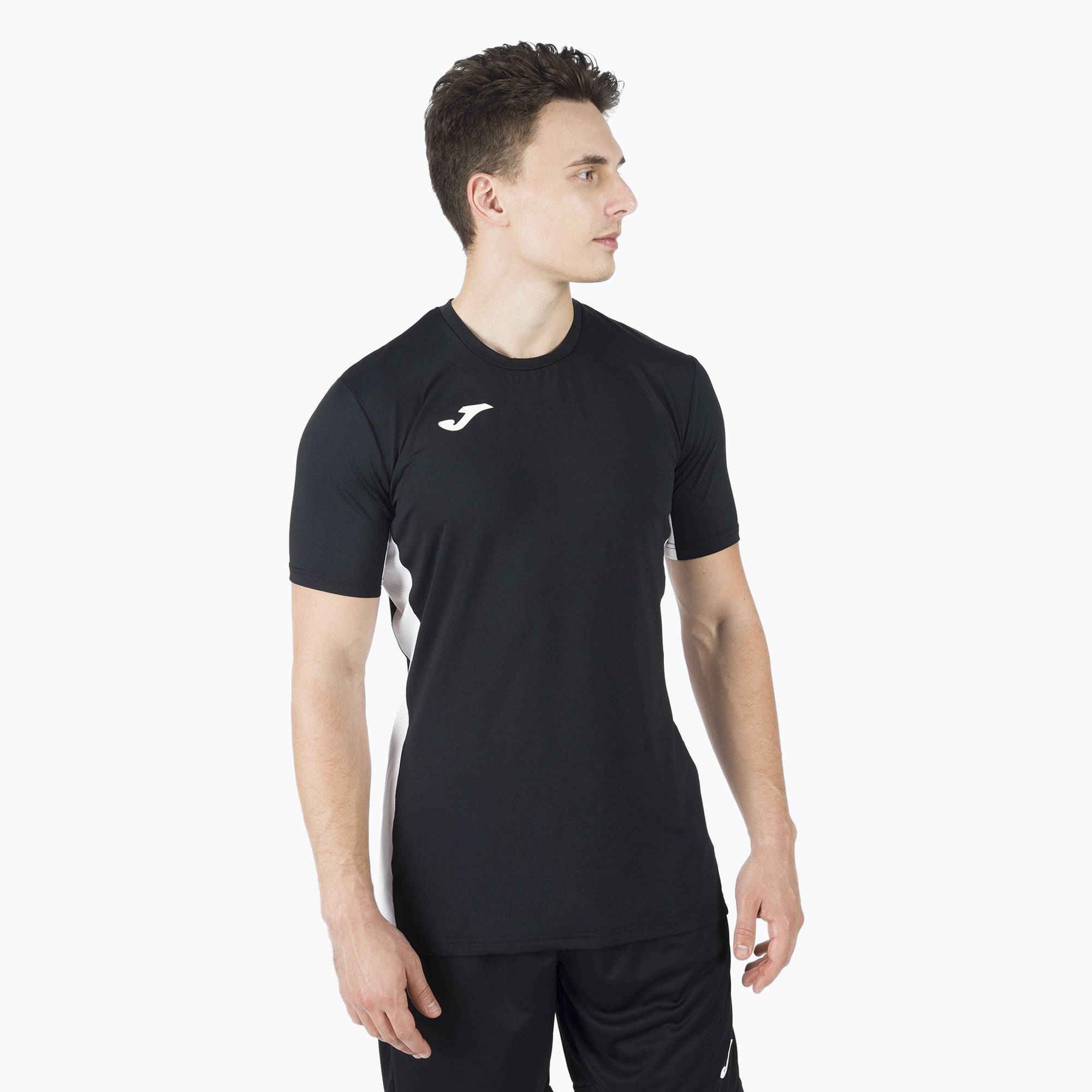 Joma Superliga pánske volejbalové tričko čierno-biele 101469