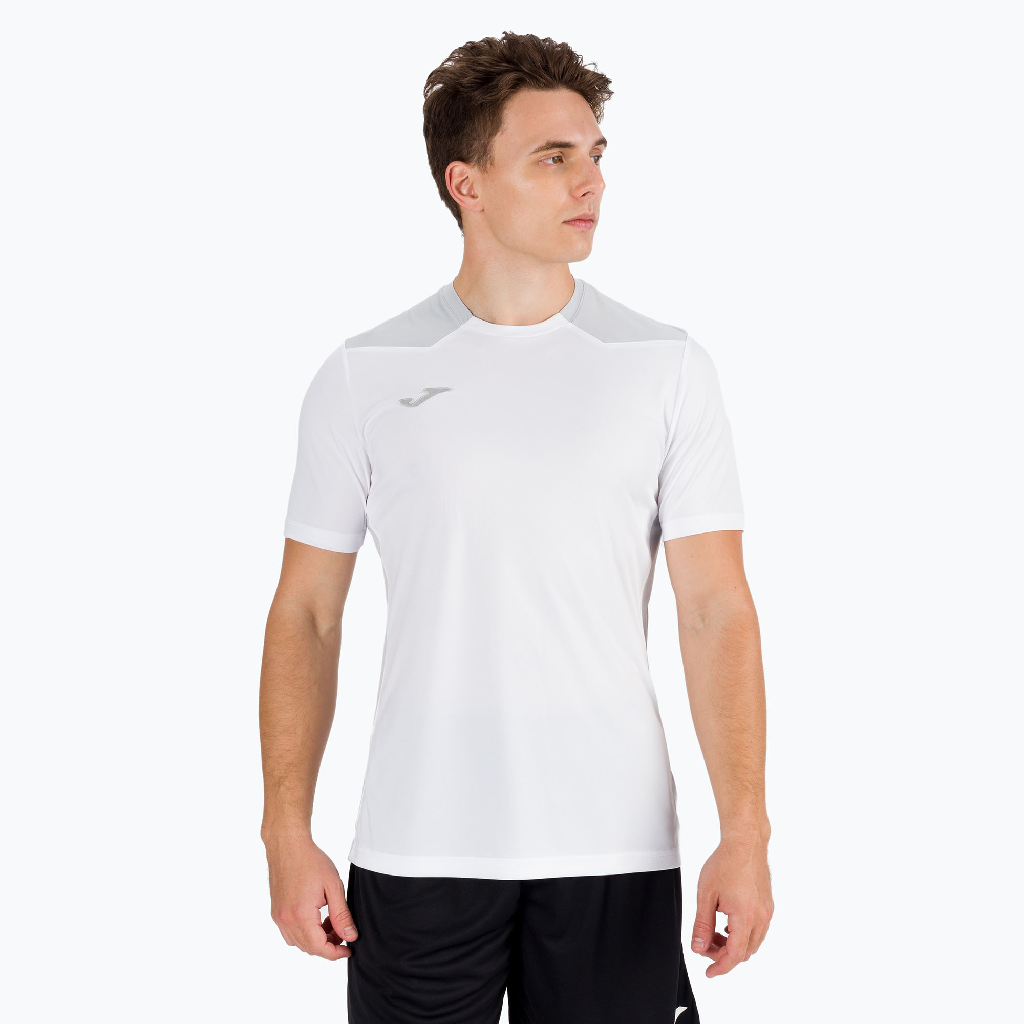 Joma Championship VI pánske futbalové tričko biele/šedé 101822.211