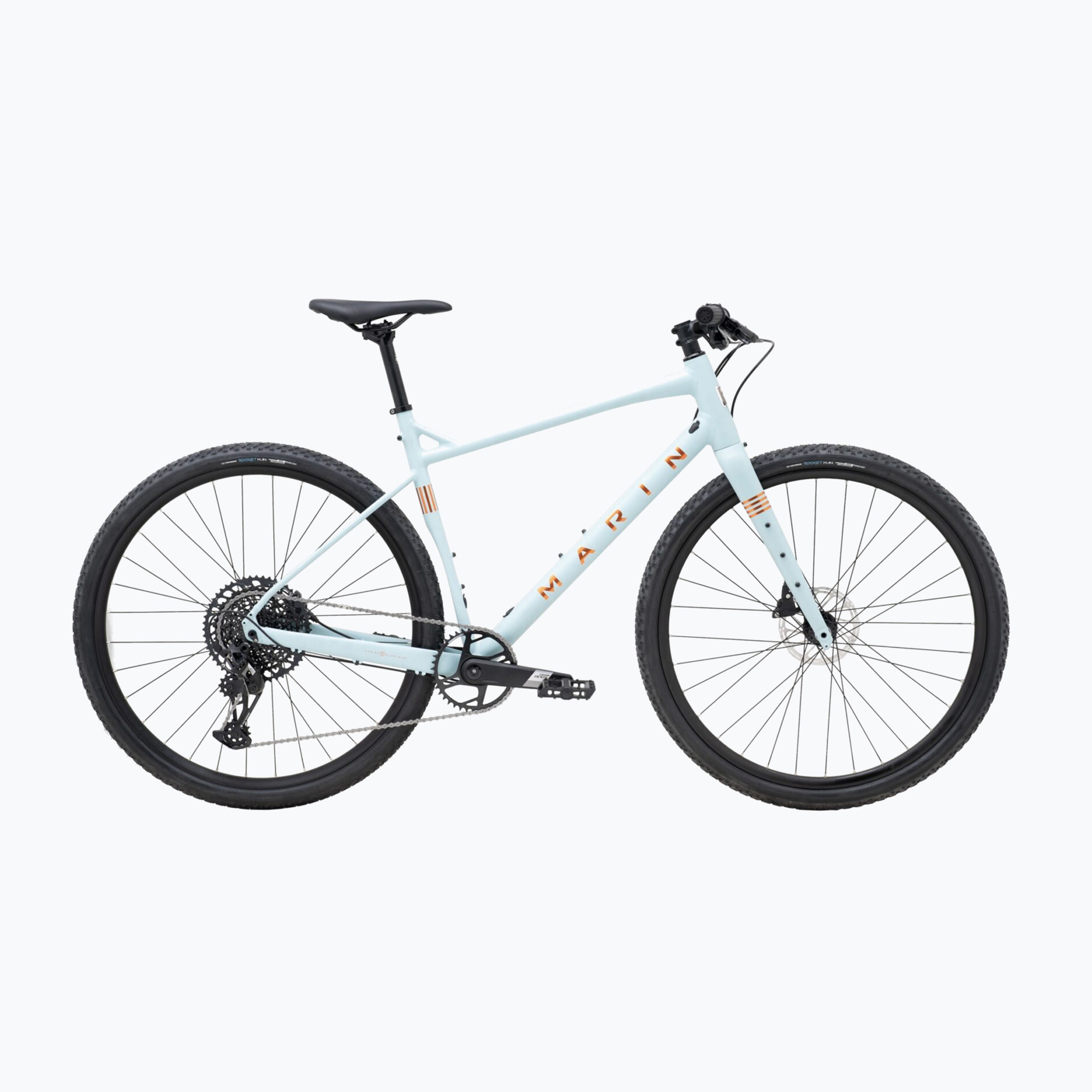 Marin DSX 3 700C matný svetlomodrý/oranžový/chrómový gravel bike (DSX 3 700C 737554002)