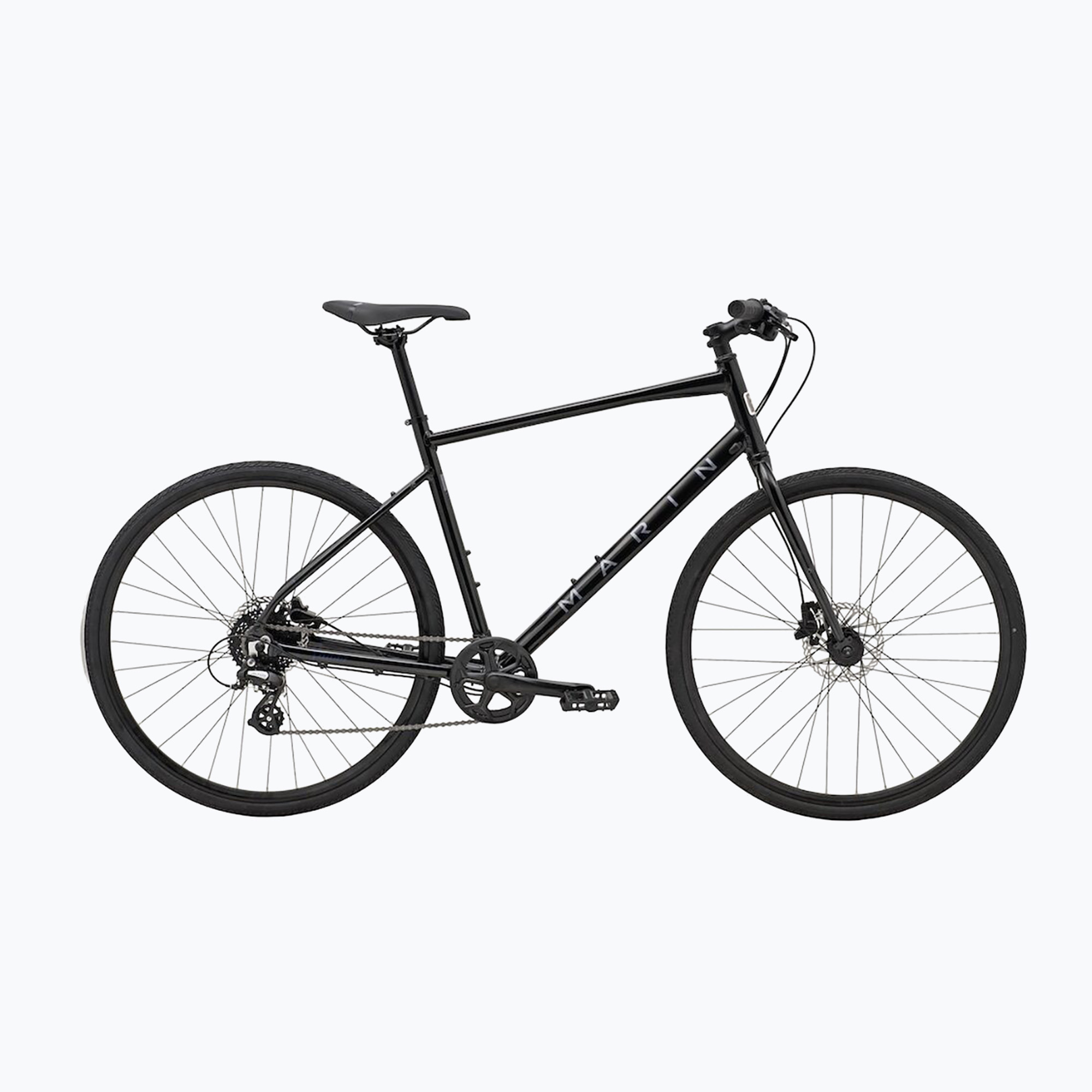 Mestský bicykel Marin Presidio 1 700C lesklá metalíza čierna/uhľovo-modrá (Presidio 1 737580004)
