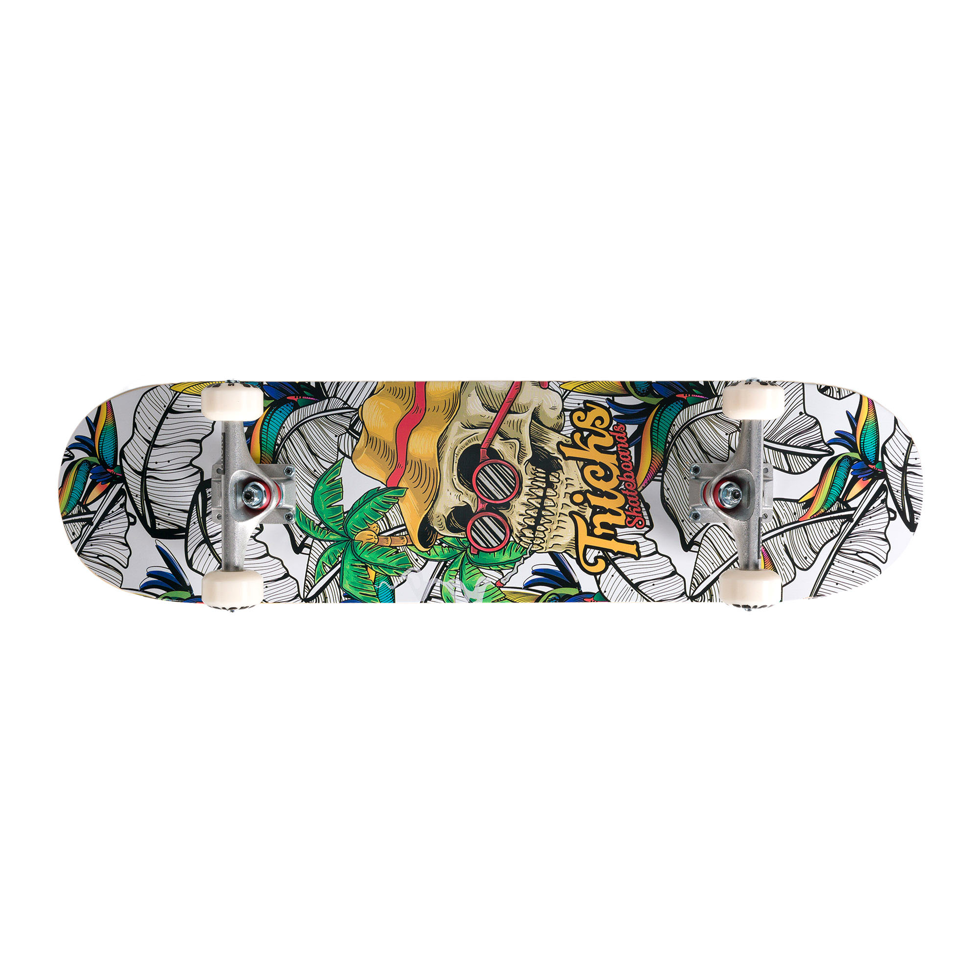 Klasický skateboard Tricks LSD Complete white TRCO0022A015