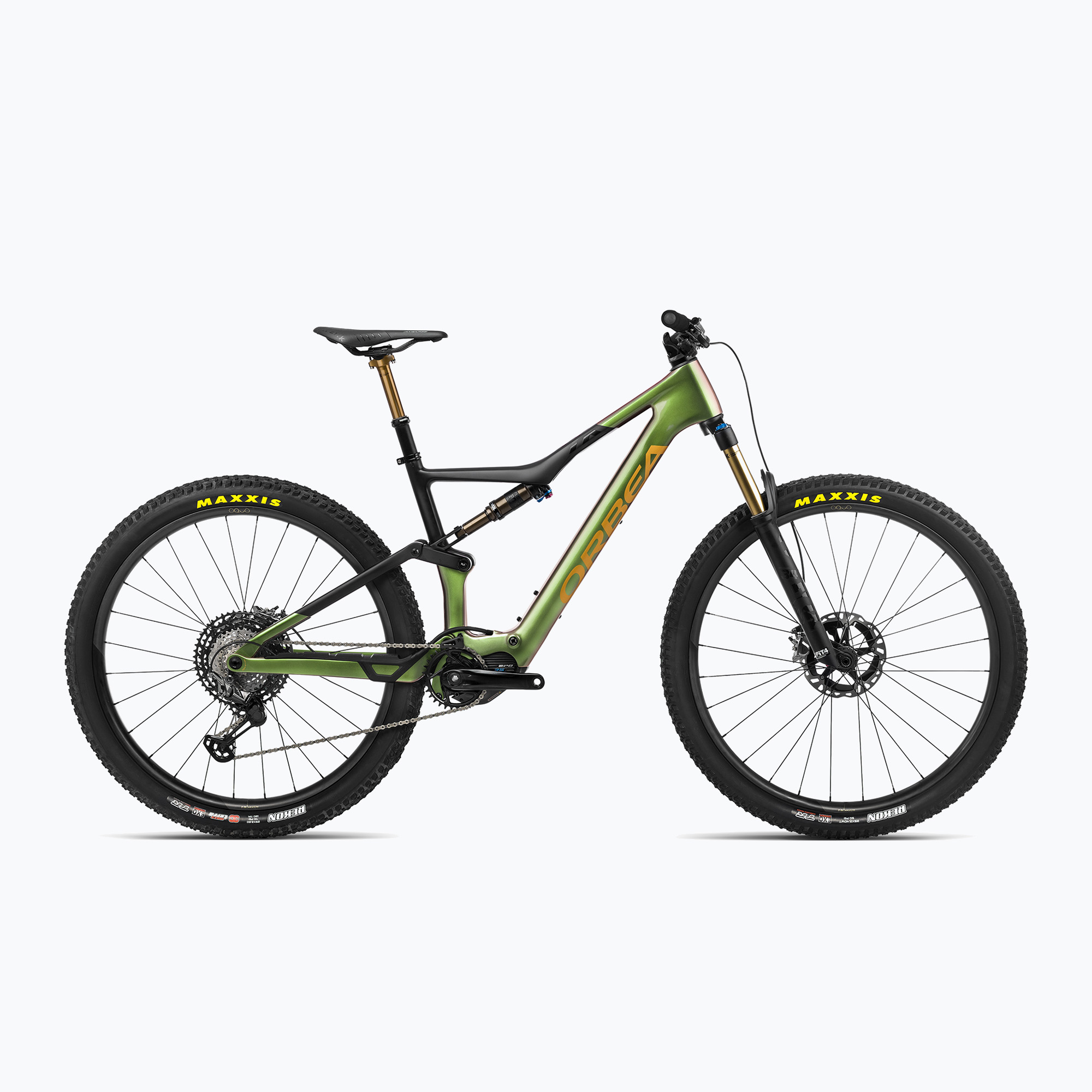 Orbea Rise M-LTD 42V 360Wh 2023 chameleón goblin zelený/čierny elektrický bicykel (Rise M-LTD N37705V1)