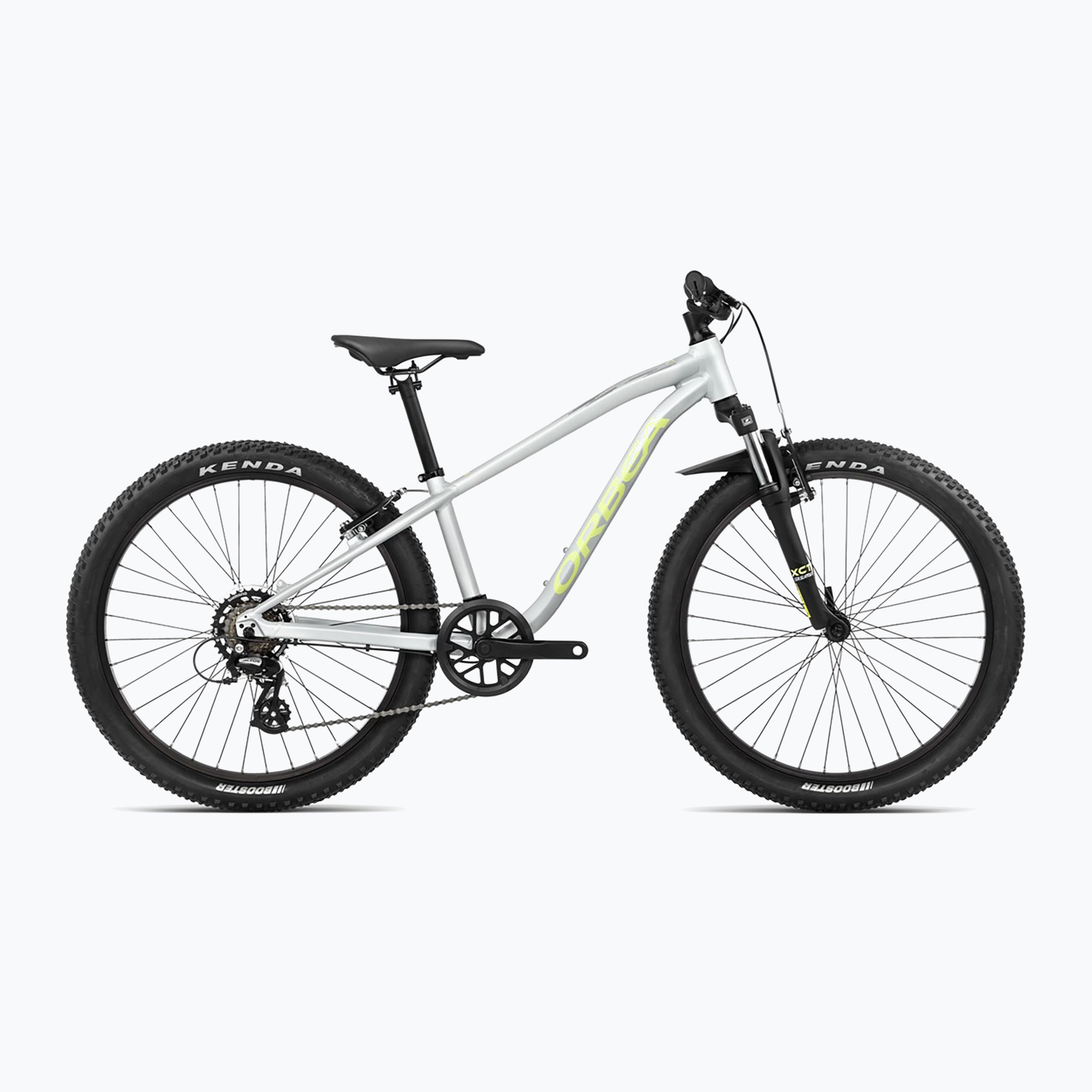 Detský bicykel Orbea MX 24 XC 2024 silver/spicy lime (MX 24 XC R00524KL)