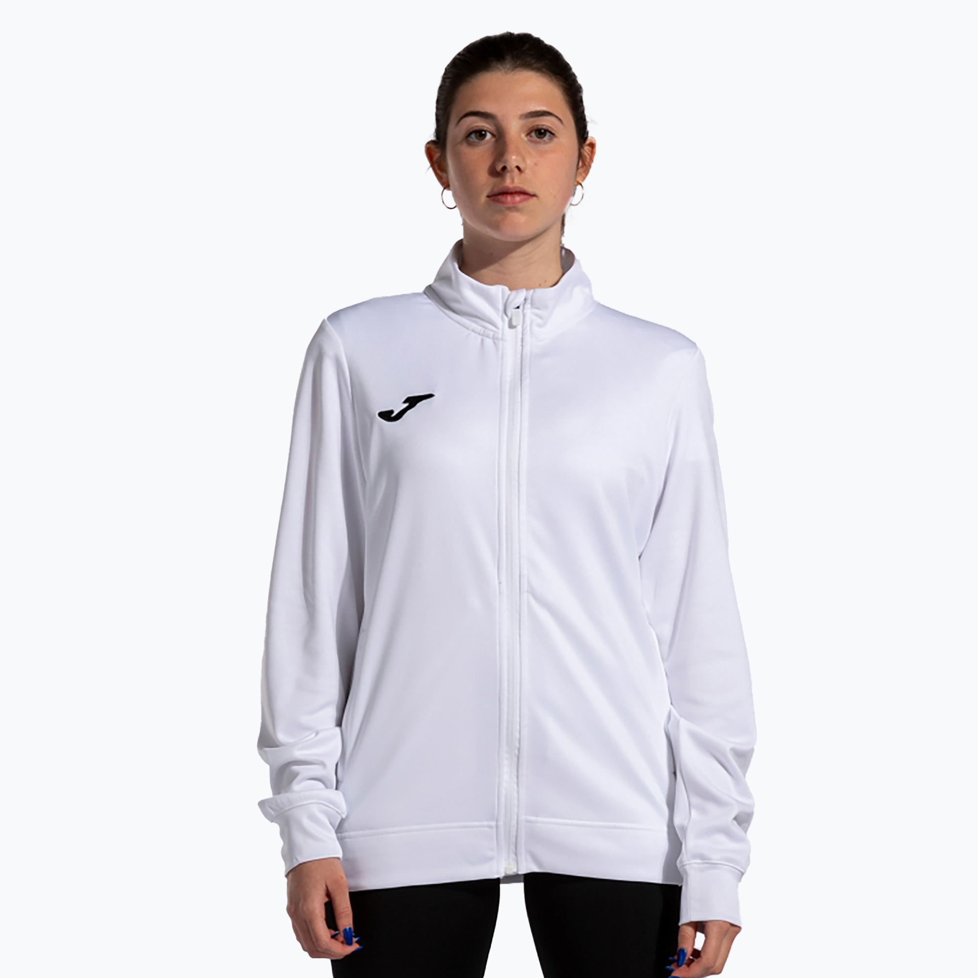 Dámska bežecká mikina Joma Winner II Full Zip biela (Winner II Full Zip 901679)