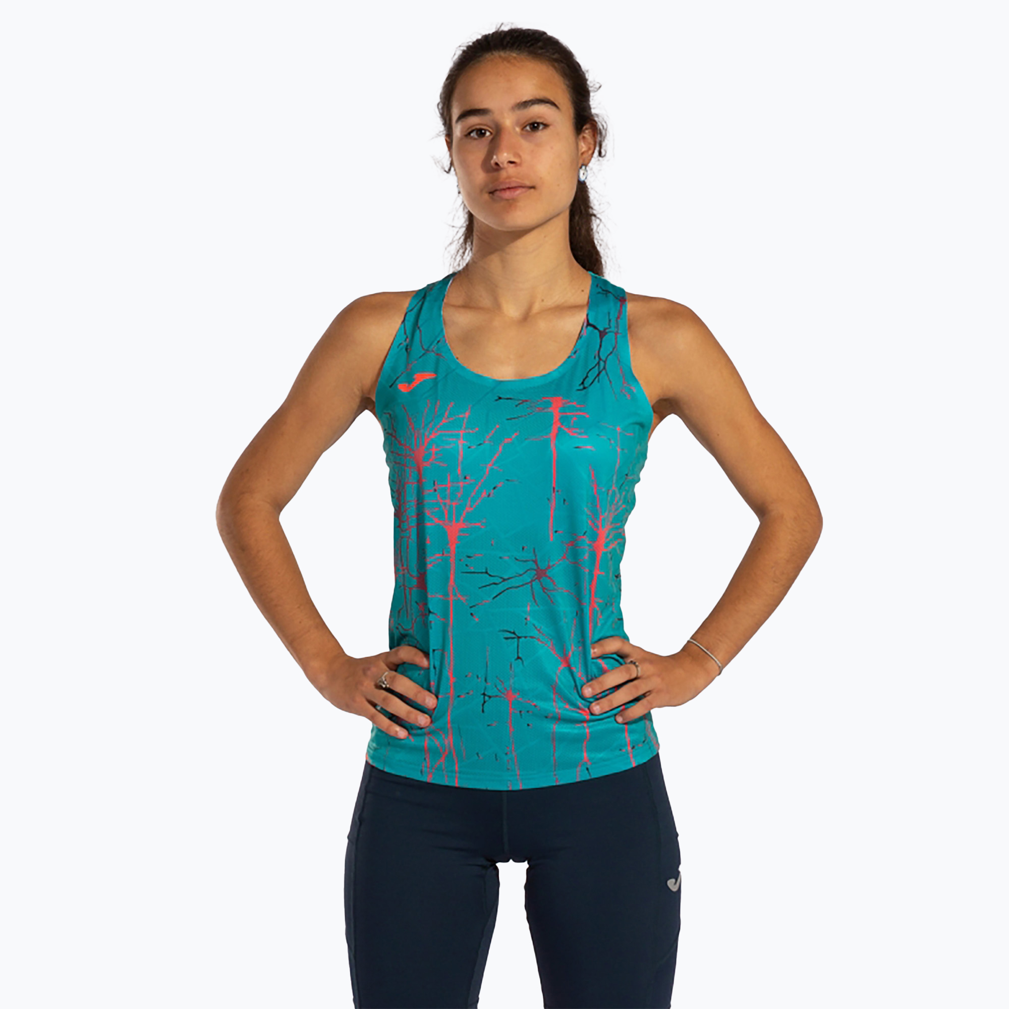 Dámske bežecké tielko Joma Elite IX tyrkysová (Elite IX Tank Top 901646)