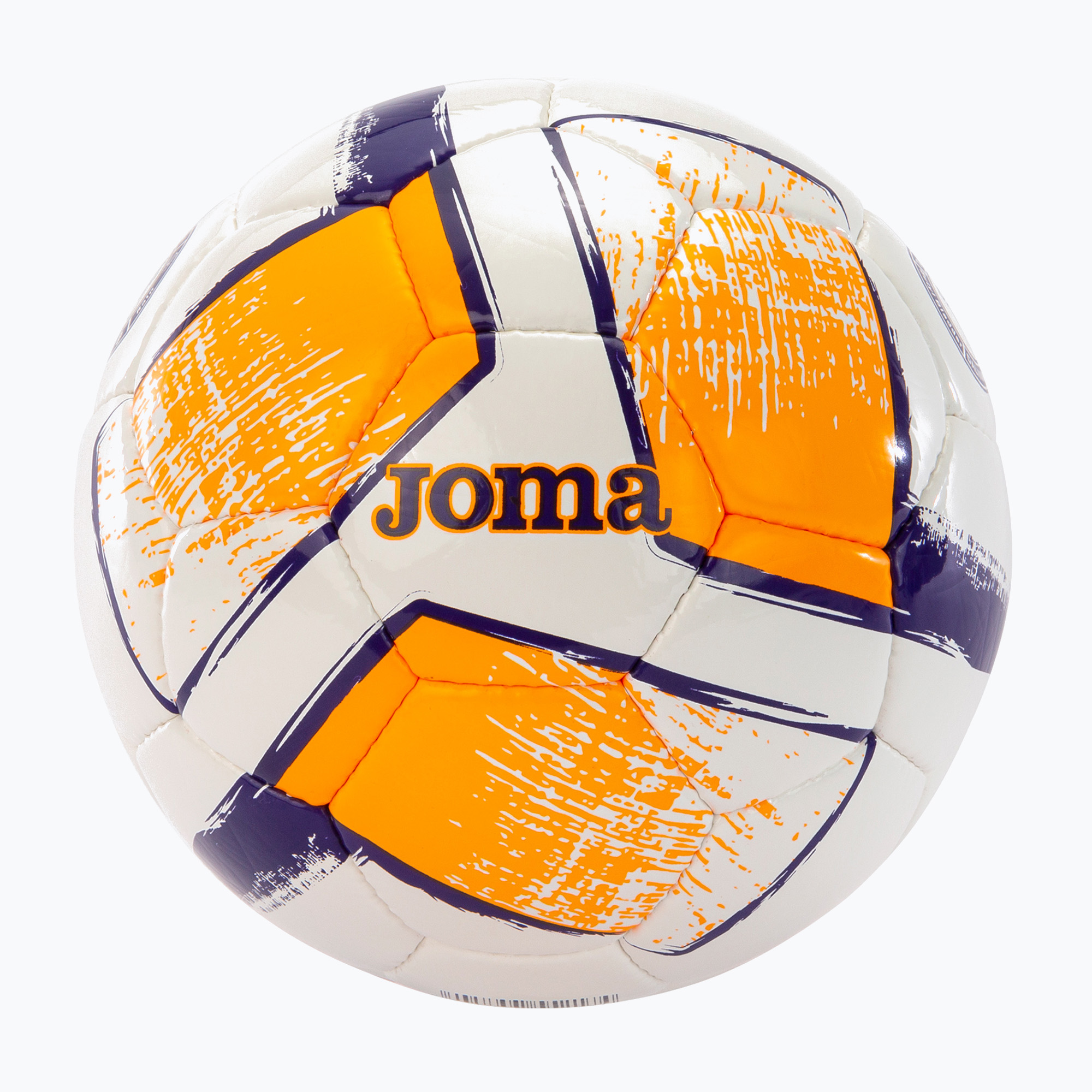 Futbalová lopta Joma Dali II biela/fluor oranžová/fialová veľkosť 3