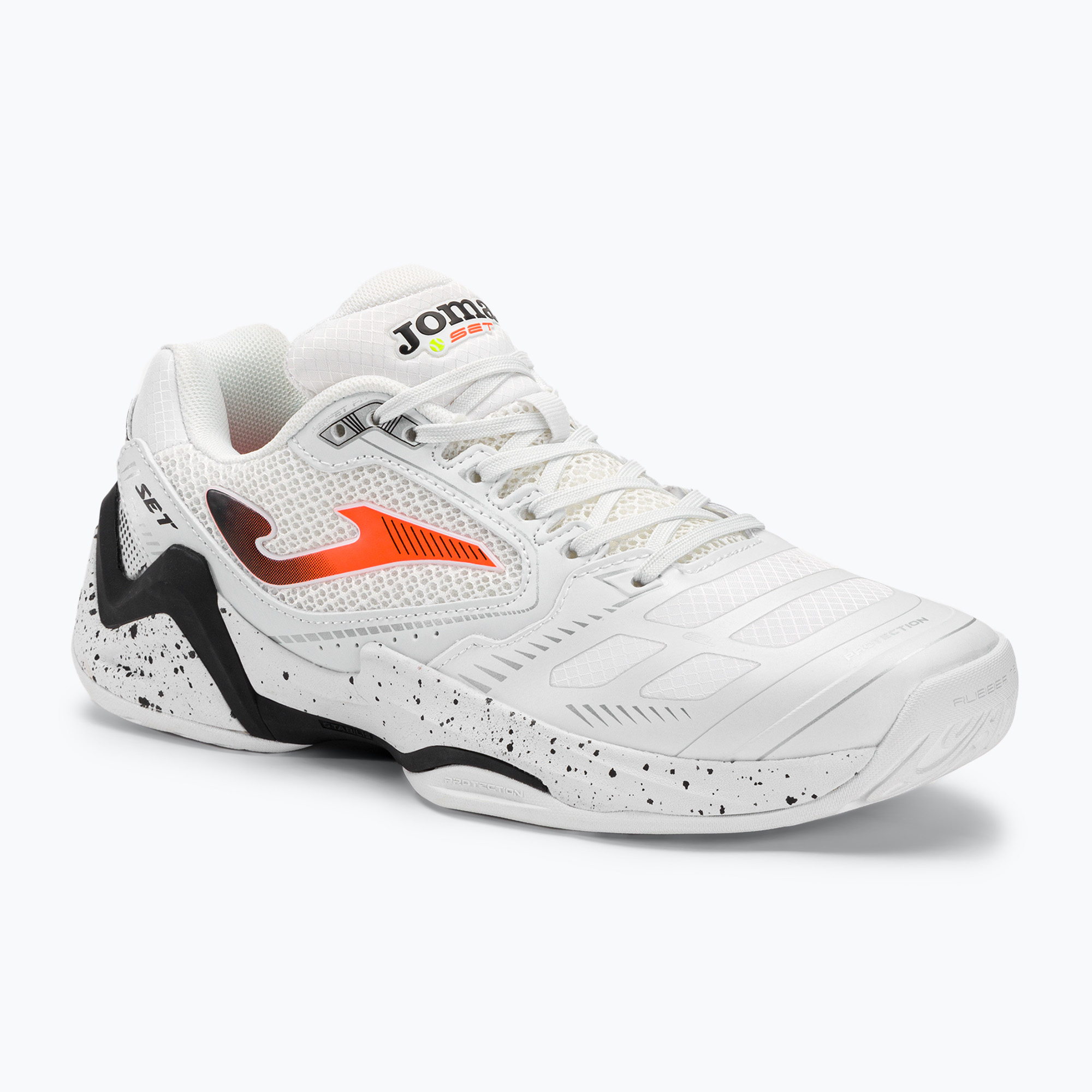 Pánska tenisová obuv Joma Set AC white/orange/black