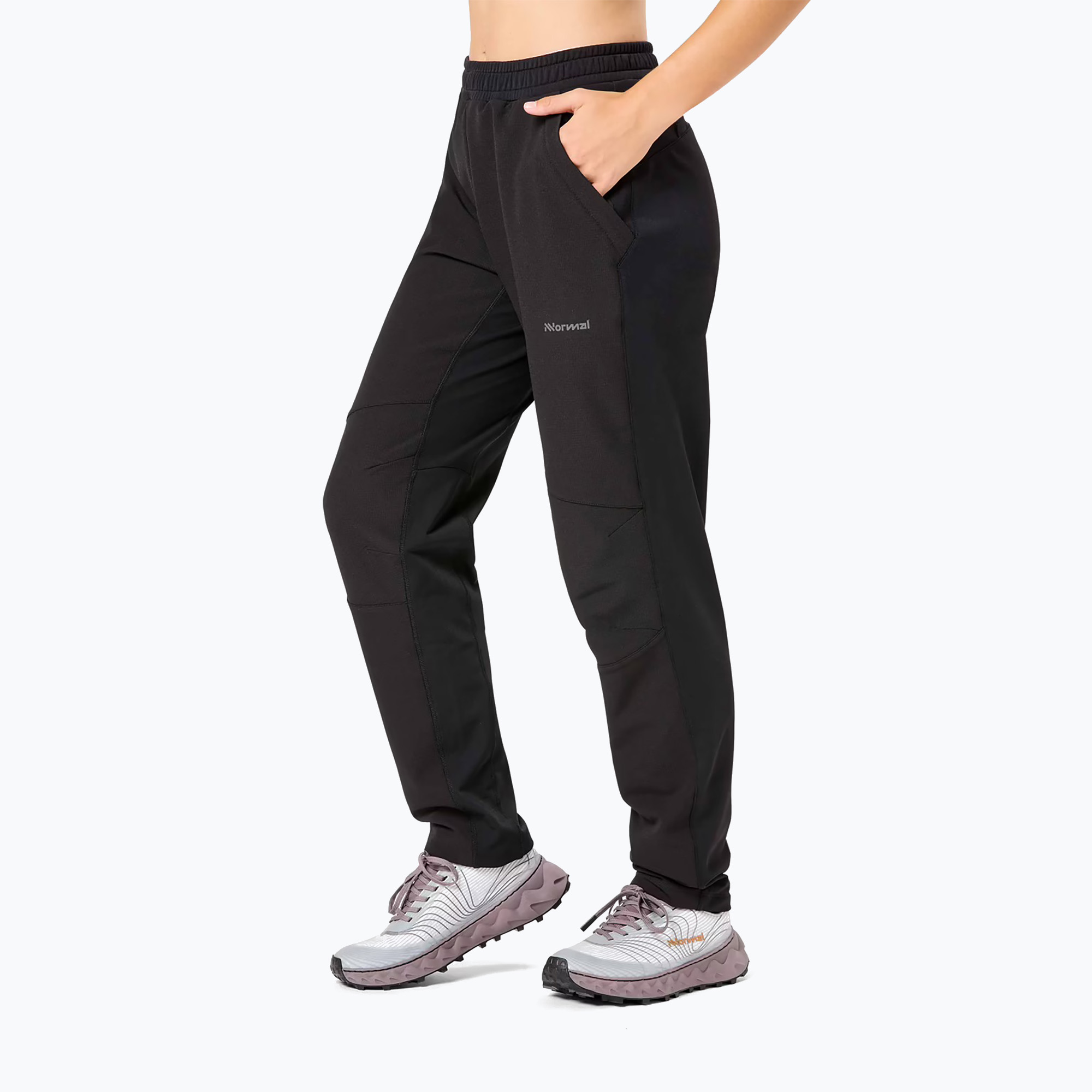 Dámske bežecké nohavice NNormal Active Warm svart/black (Active Warm N2CWAP1-001)