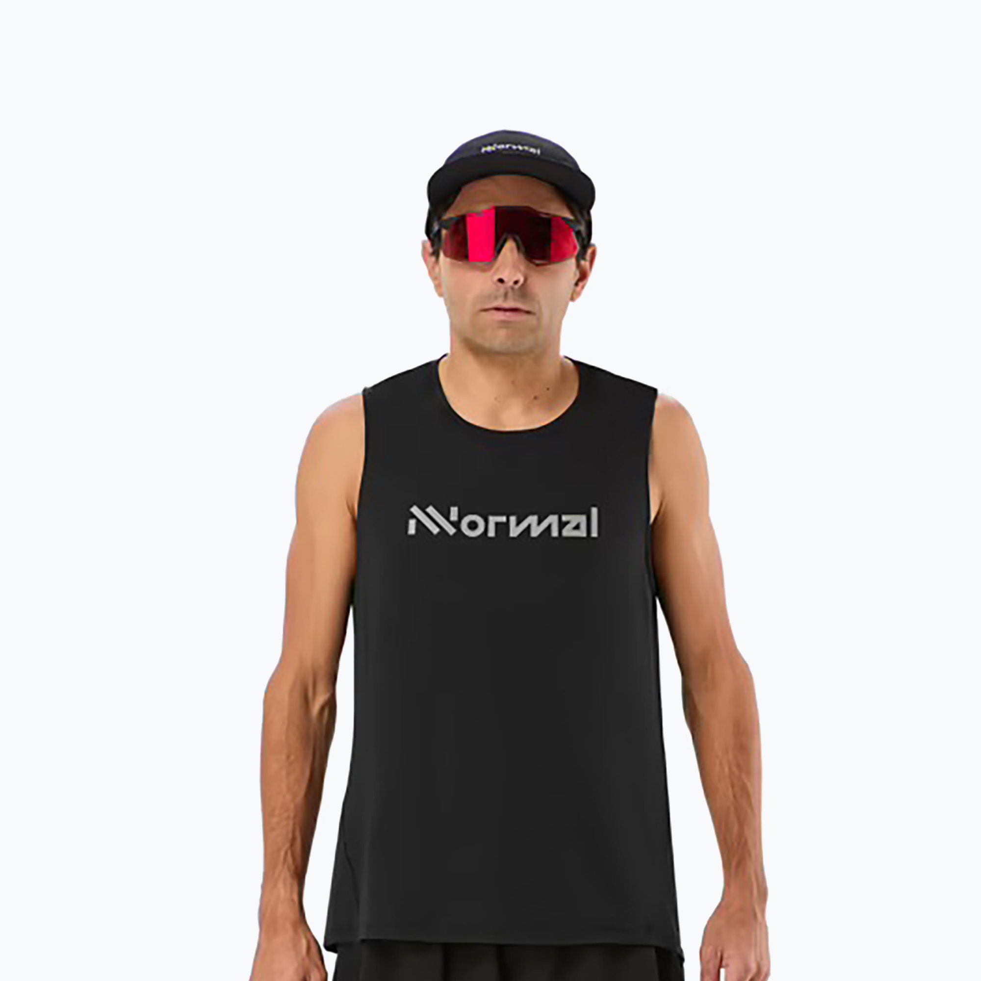 Pánske bežecké tričko NNormal Race Tank black (Race Tank N1CMRT2-005)