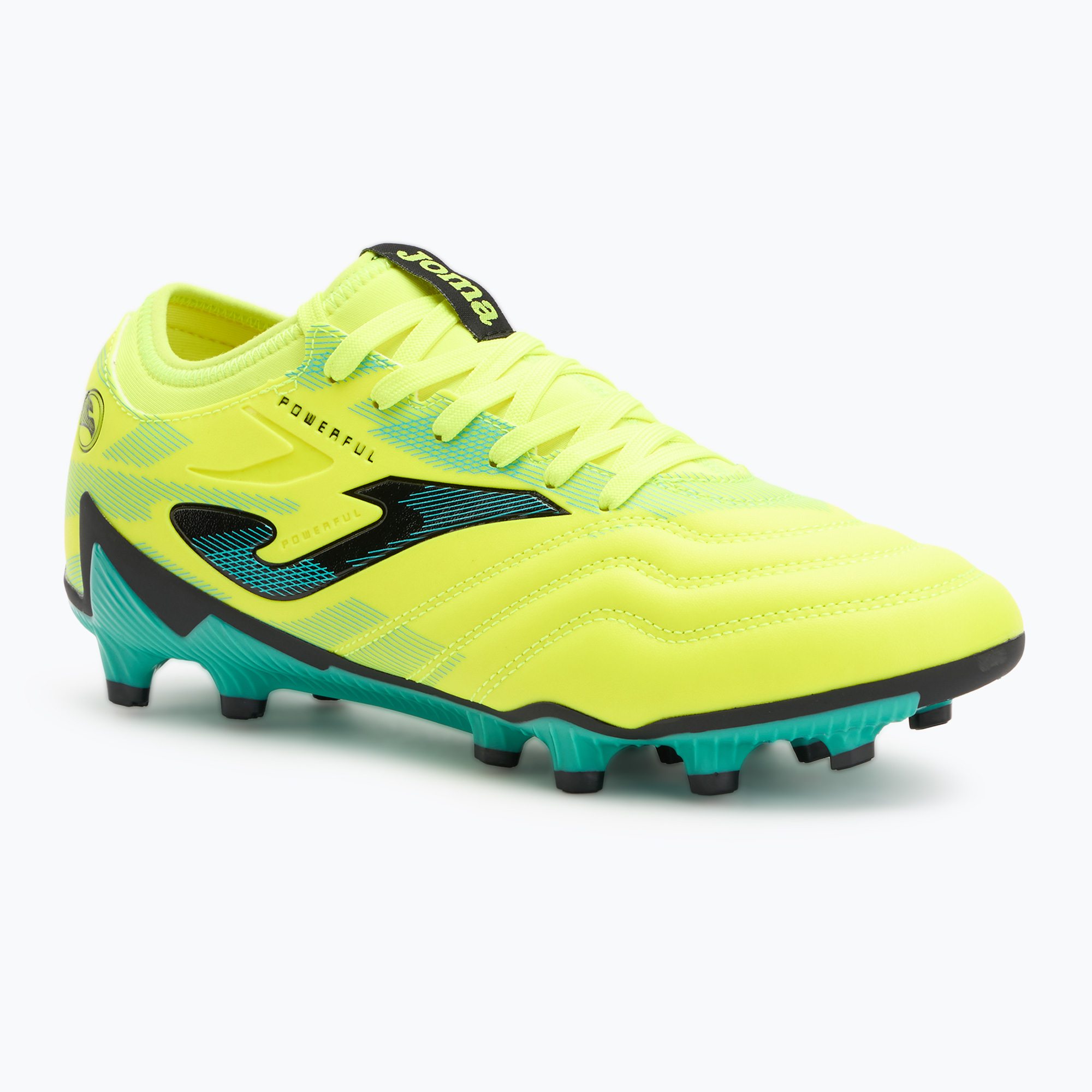 Pánske kopačky Joma Powerful FG lemon fluor/turquoise (Powerful FG POWW2411FG)
