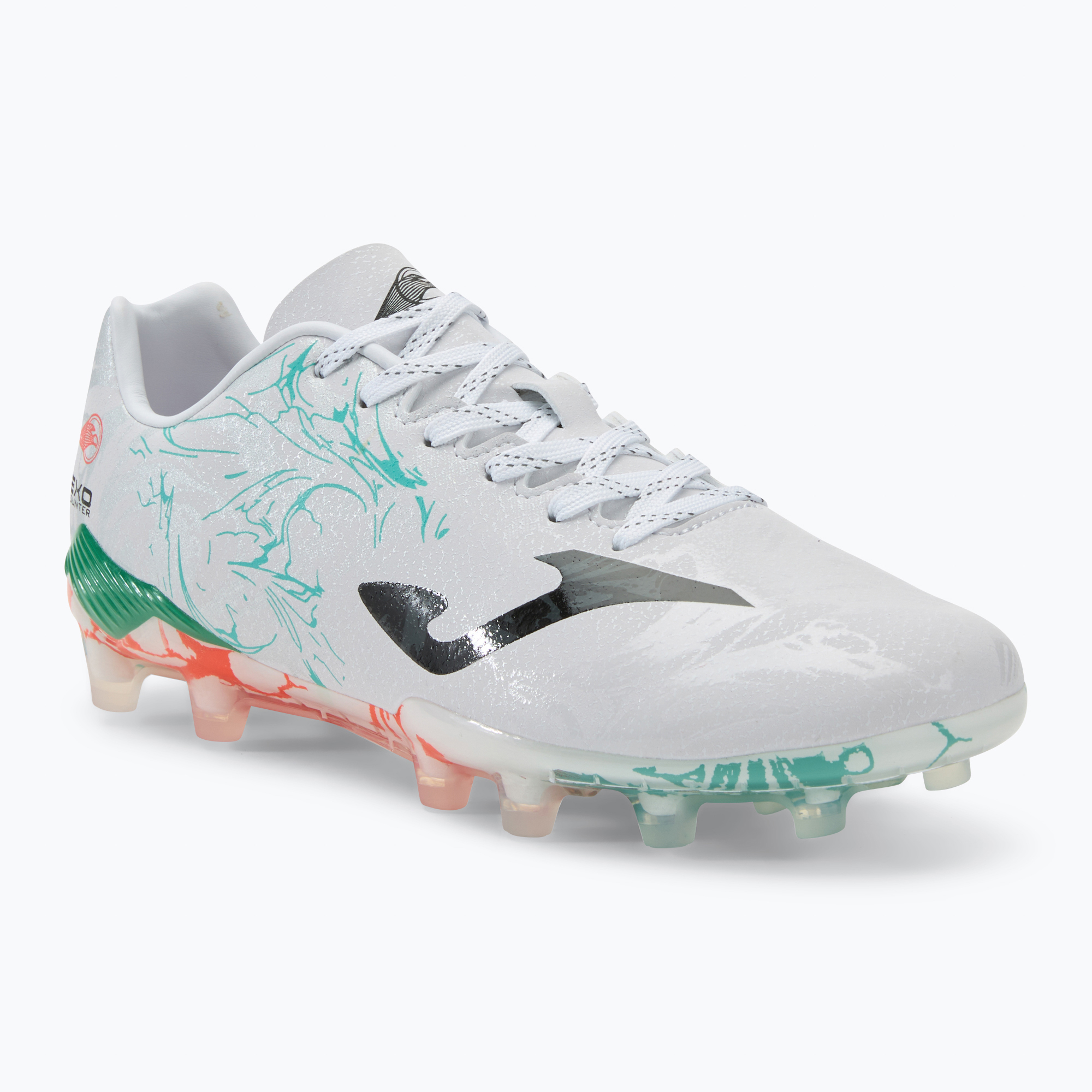 Pánske kopačky Joma Supercopa FG white/turquoise (Supercopa FG SUPW2402FG)