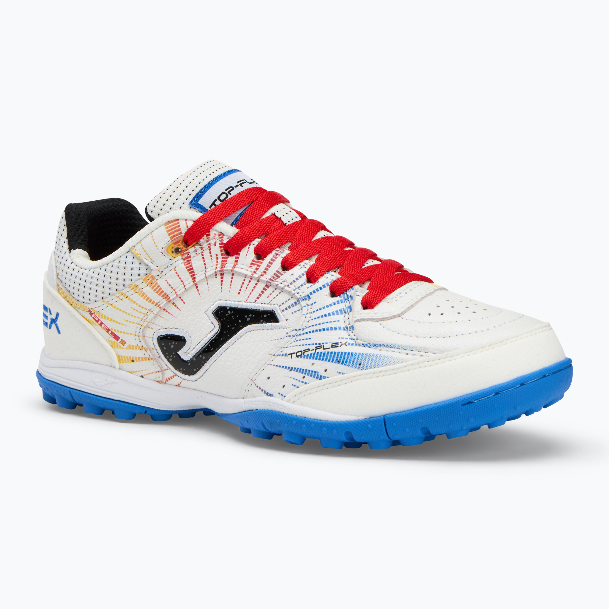 Pánske kopačky Joma Top Flex TF white/red (Top Flex TOPW2476TF)