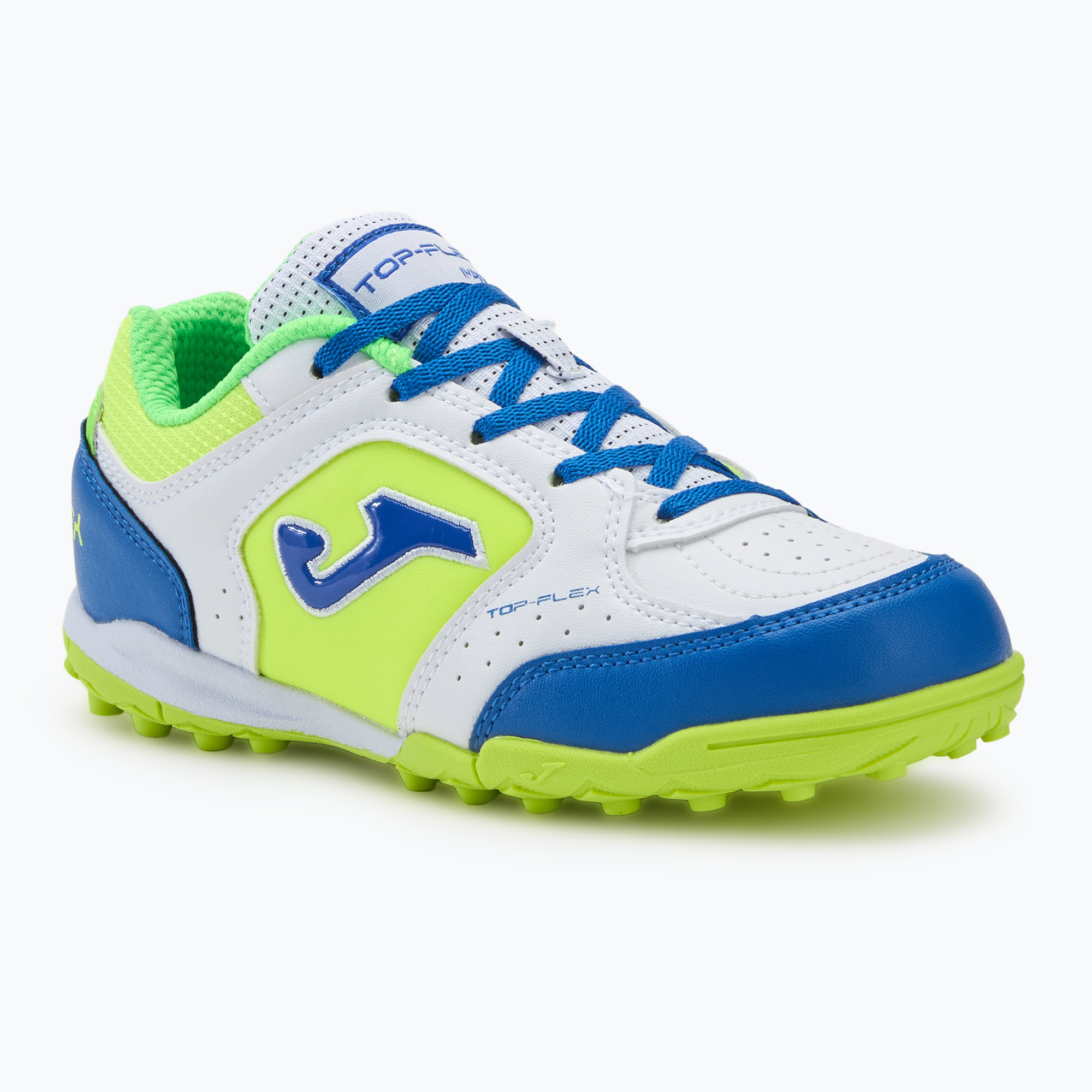Detské kopačky Joma Top Flex TF white/royal blue