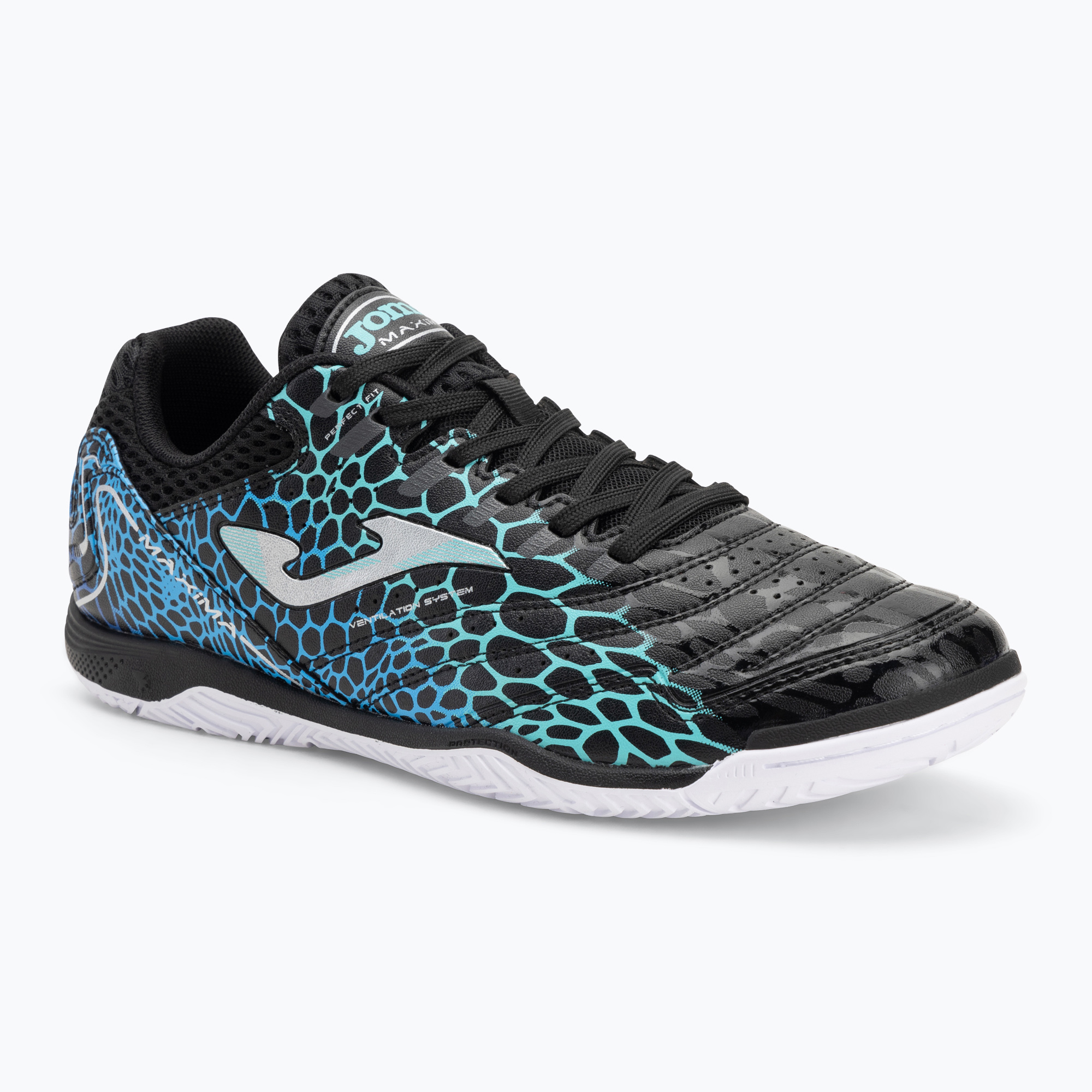 Pánske kopačky Joma Maxima IN black/turquoise (Maxima IN MAXS2531IN)