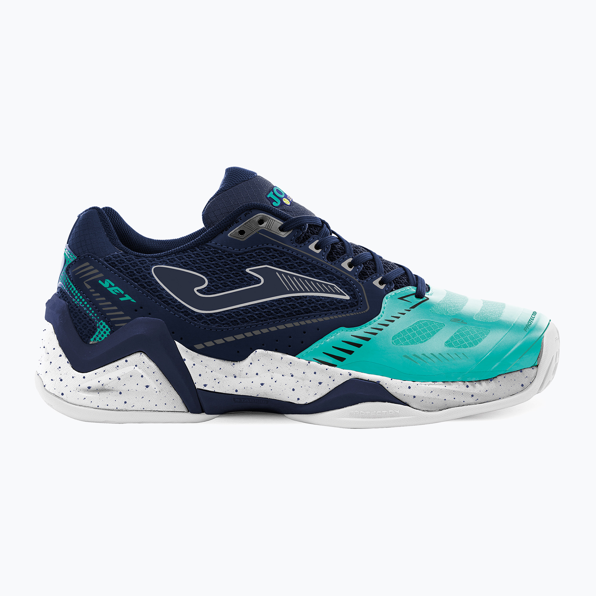 Pánské tenisové boty Joma Set C turquoise/navy blue (Set C TSETS2543C)