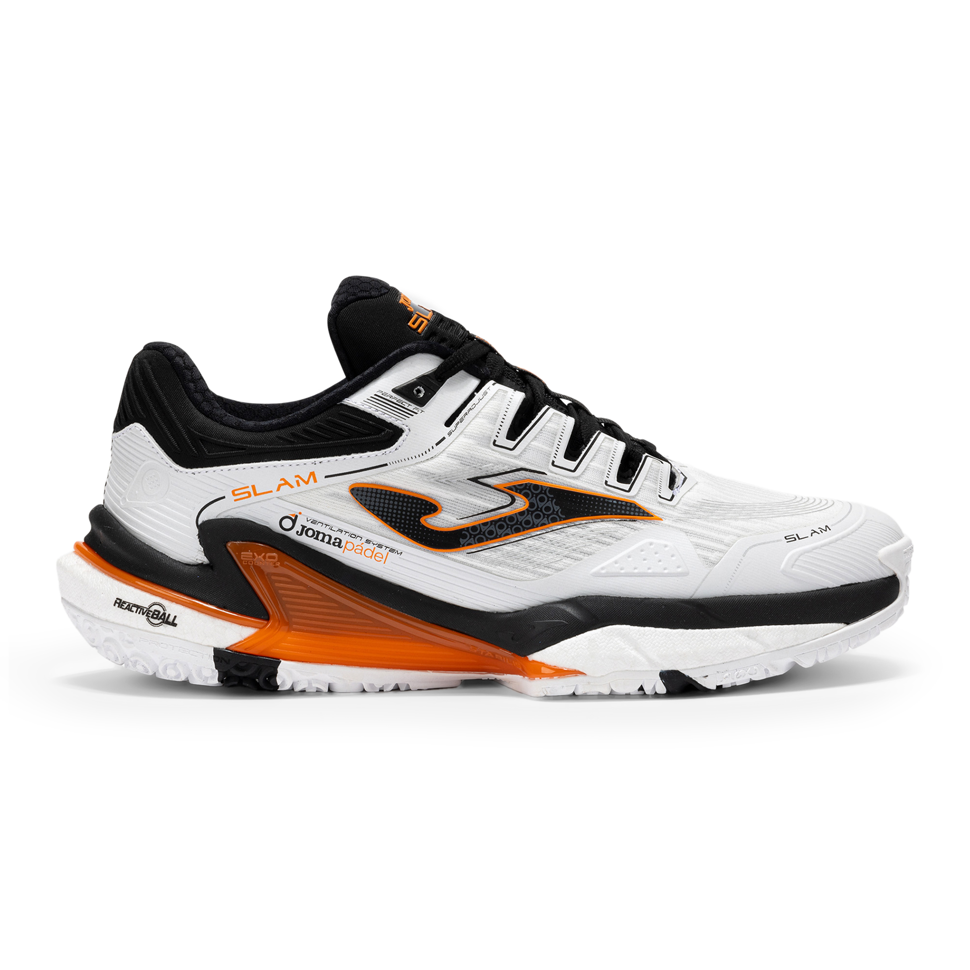 Pánské boty na padel Joma Slam OM white/ black (Slam OM TSLAMS2542OM)