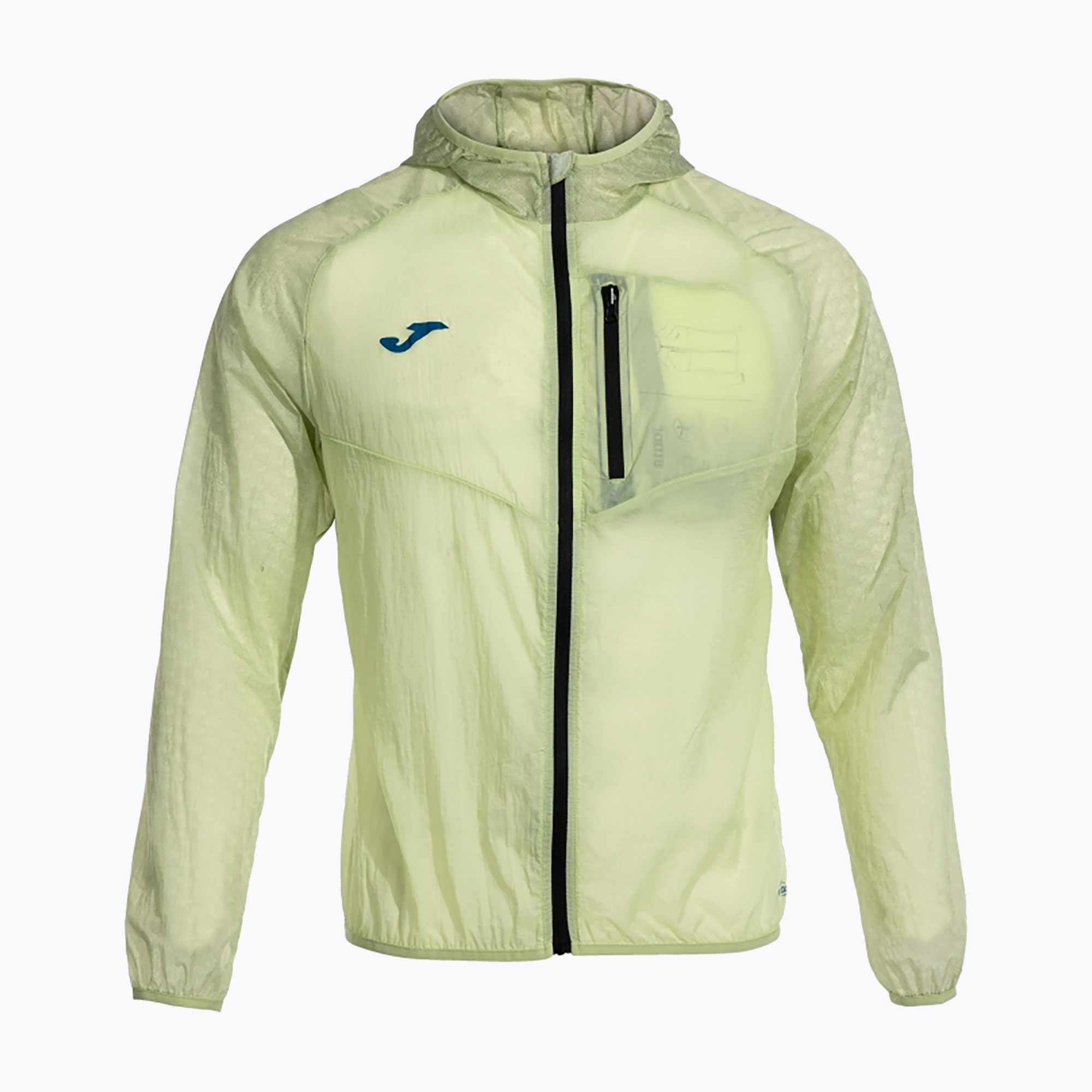 Pánska bežecká bunda Joma R-Trail Nature Raincoat limetková