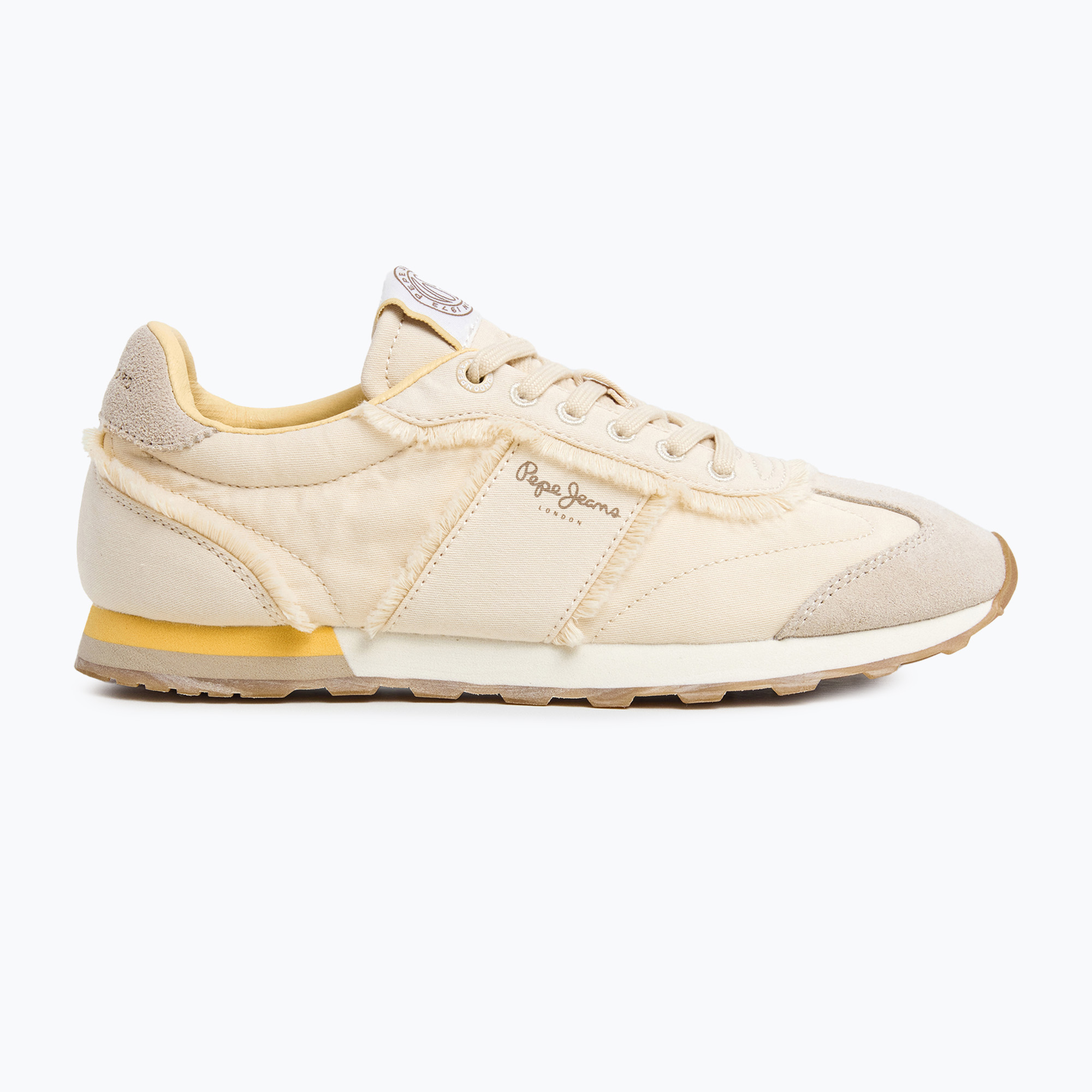 Dámske topánky Pepe Jeans Once Twill white (Once Twill PLS40034)