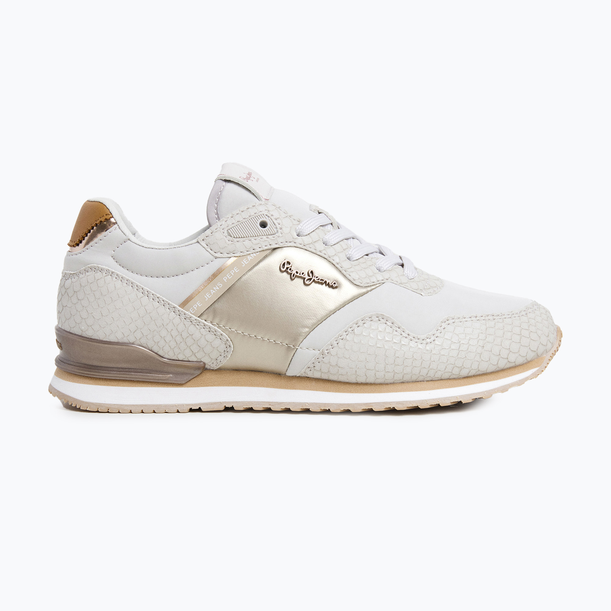 Dámske topánky Pepe Jeans London Mix whitewash/white (London Mix PLS40044)