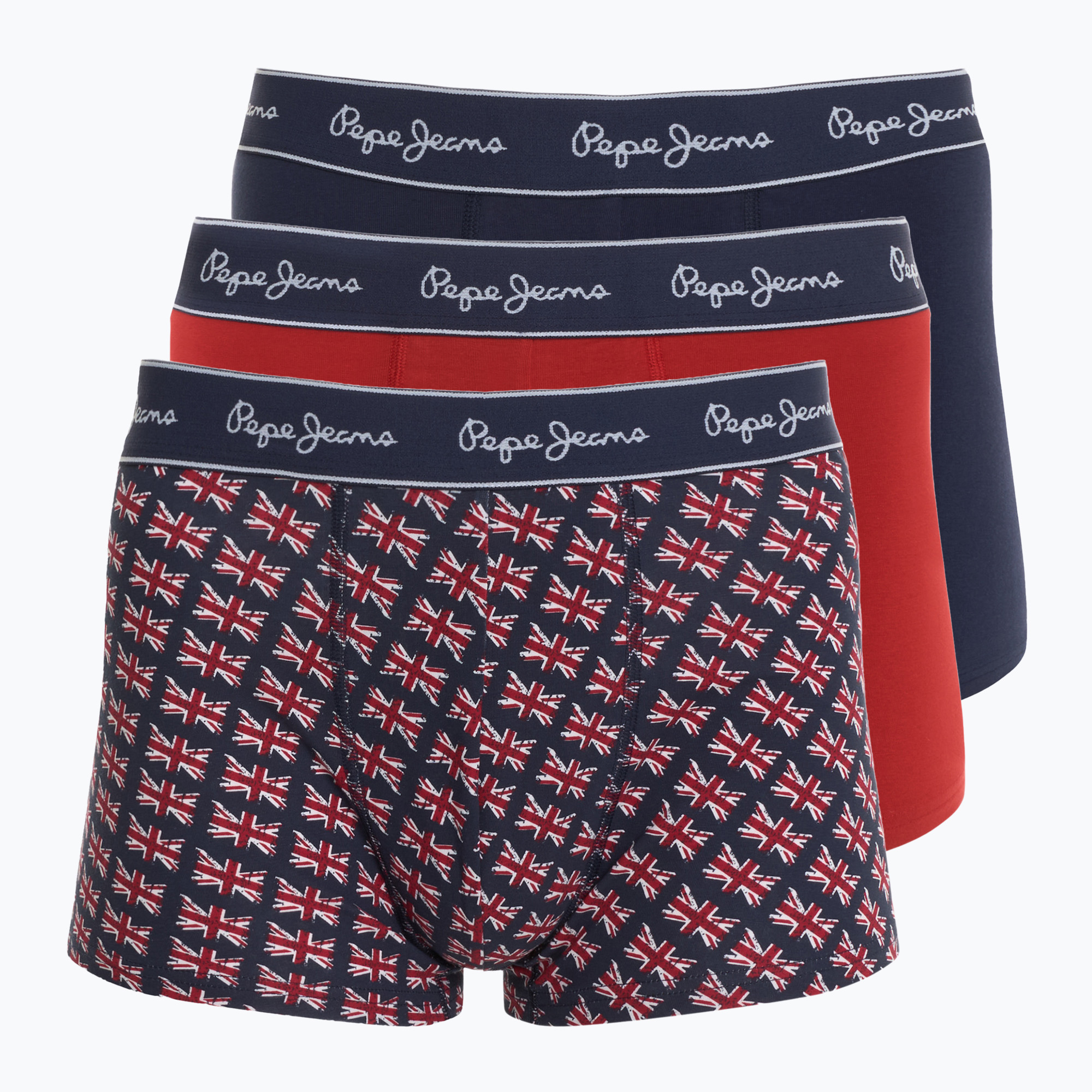 Pepe Jeans Flag Tk pánske boxerky 3 páry námornícka farba (Flag Tk PMU11178)