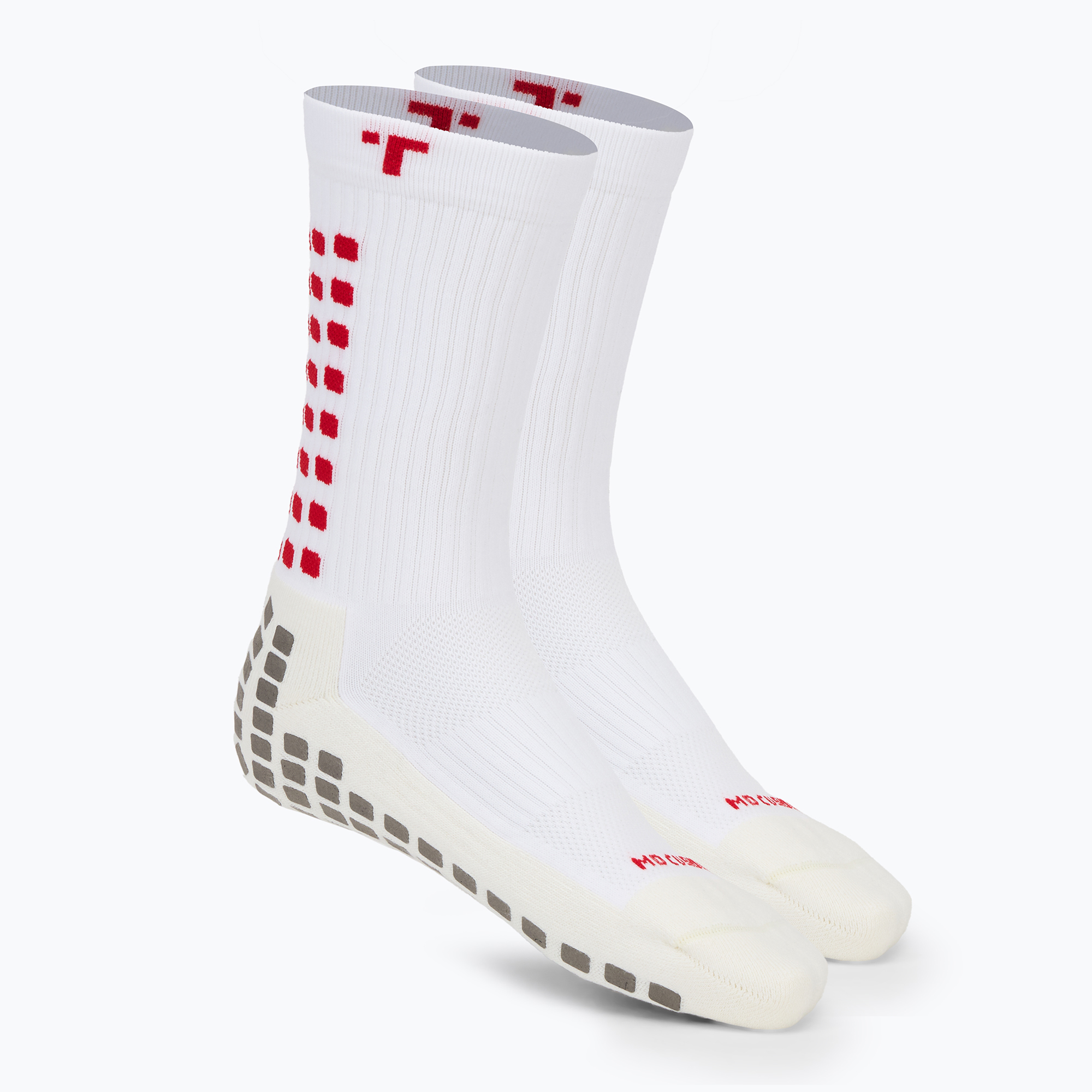 Futbalové ponožky TRUsox Mid-Calf Cushion 3.0 Limited Edition white/red (Mid-Calf Cushion 3.0 Limited Edition 3CRW300SCUSHIONSPECWHITE/RED)