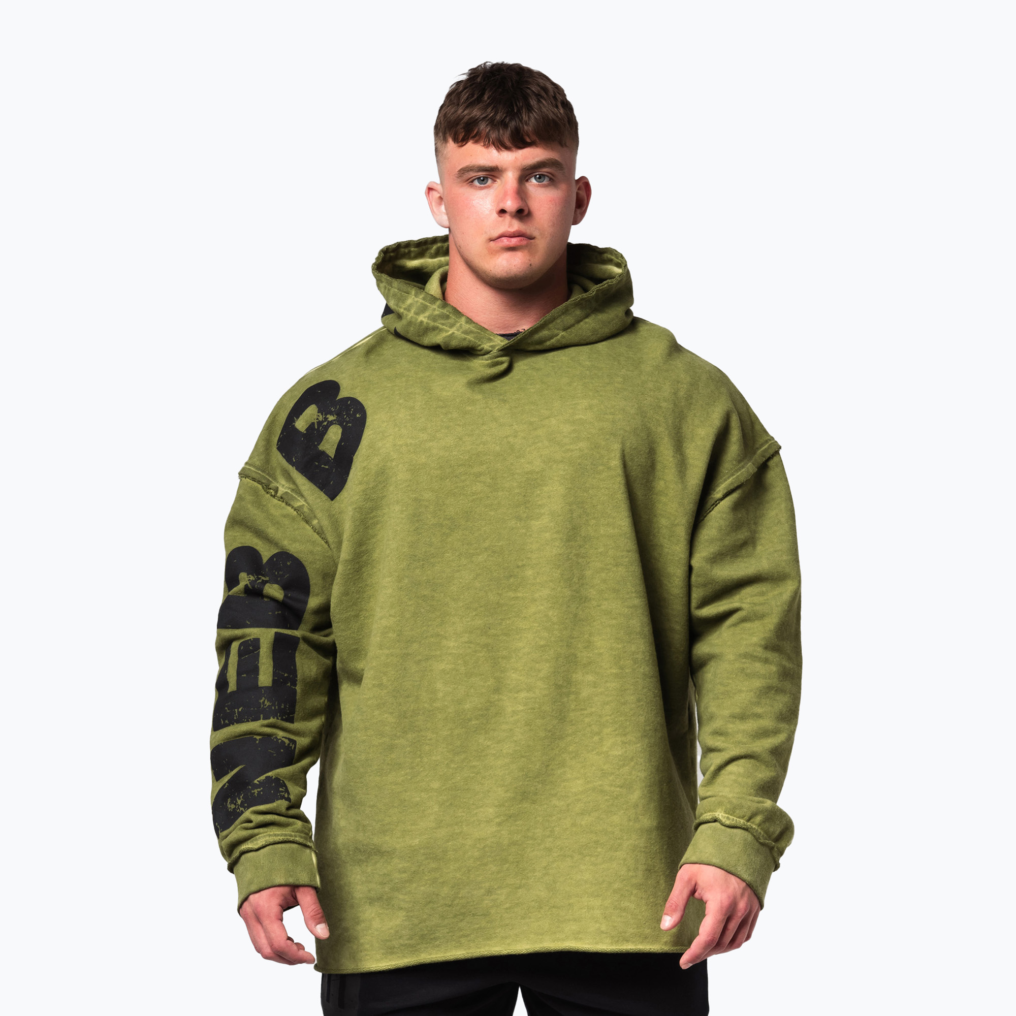 Pánska tréningová mikina NEBBIA Washed-Off Hoodie NO BS grey (Washed-Off Hoodie NO BS 371)