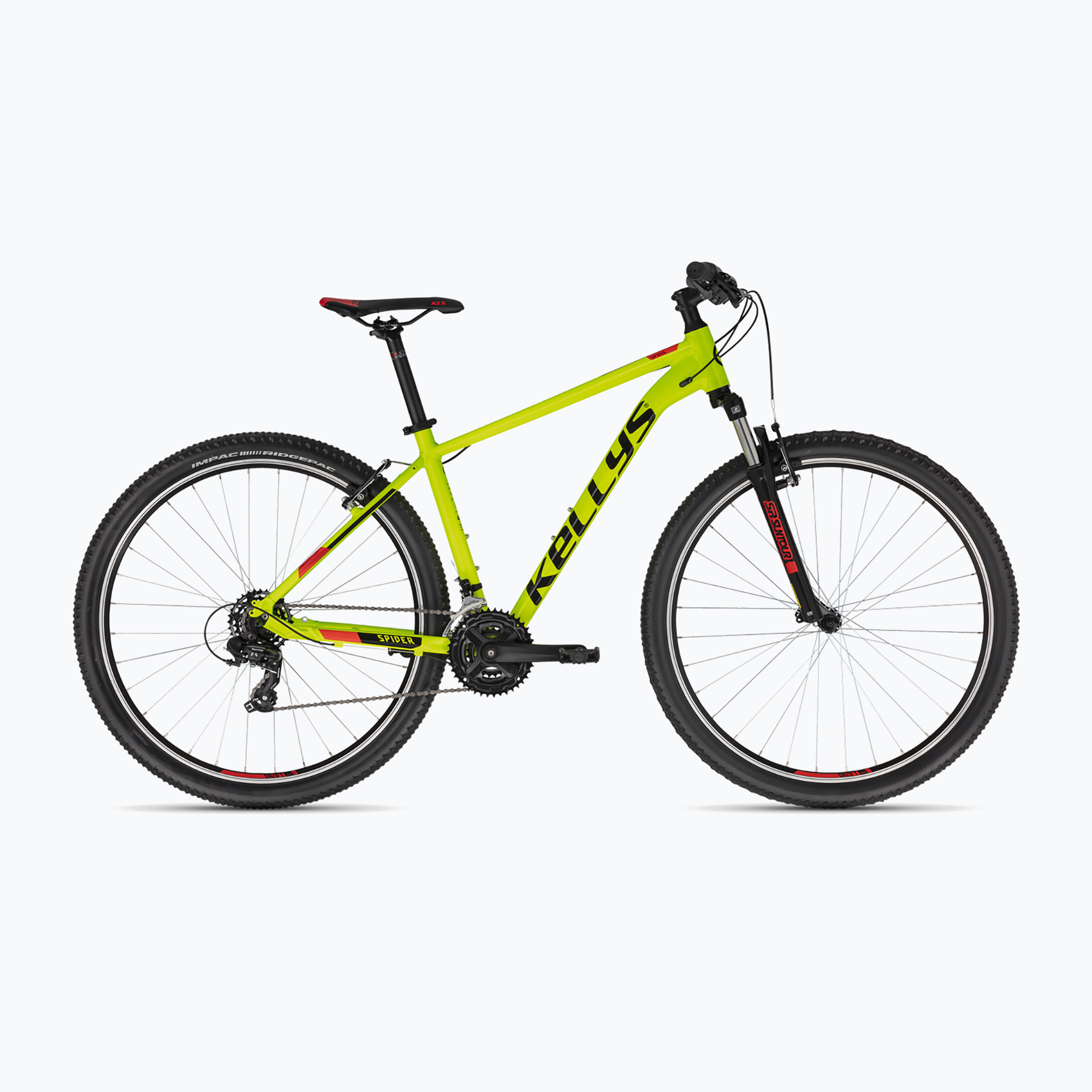Horský bicykel Kellys Spider 10 27,5" neónovo žltý 72196 (Spider 10 27.5" 72196)