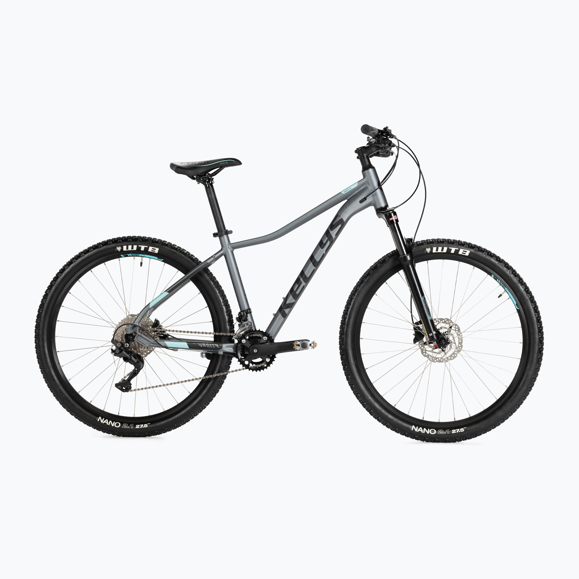 Dámsky horský bicykel Kellys Vanity 80 27,5" šedý (Vanity 80 27.5" 76343)