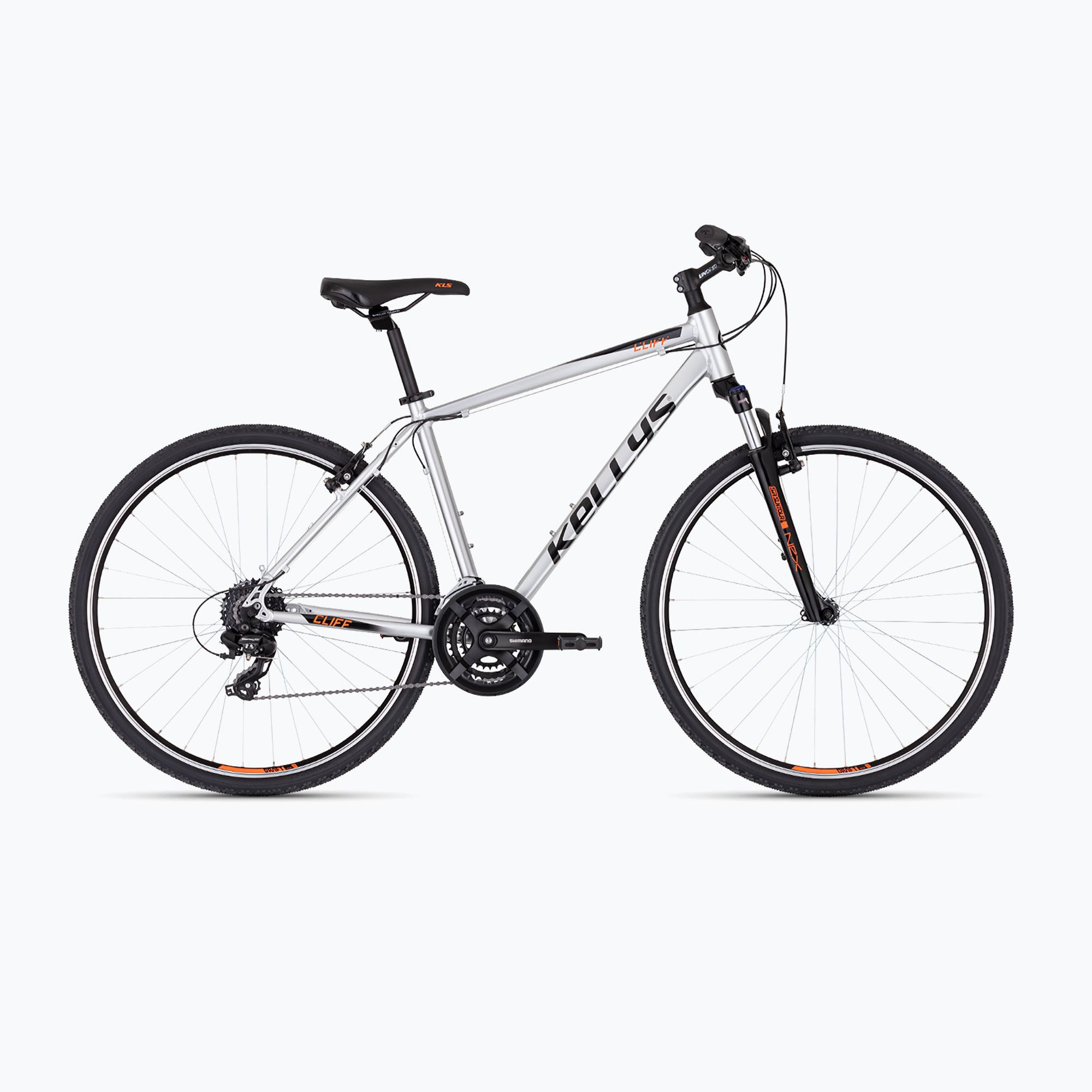 Krosový bicykel Kellys Cliff 30 chrome grey (Cliff 30 82151)