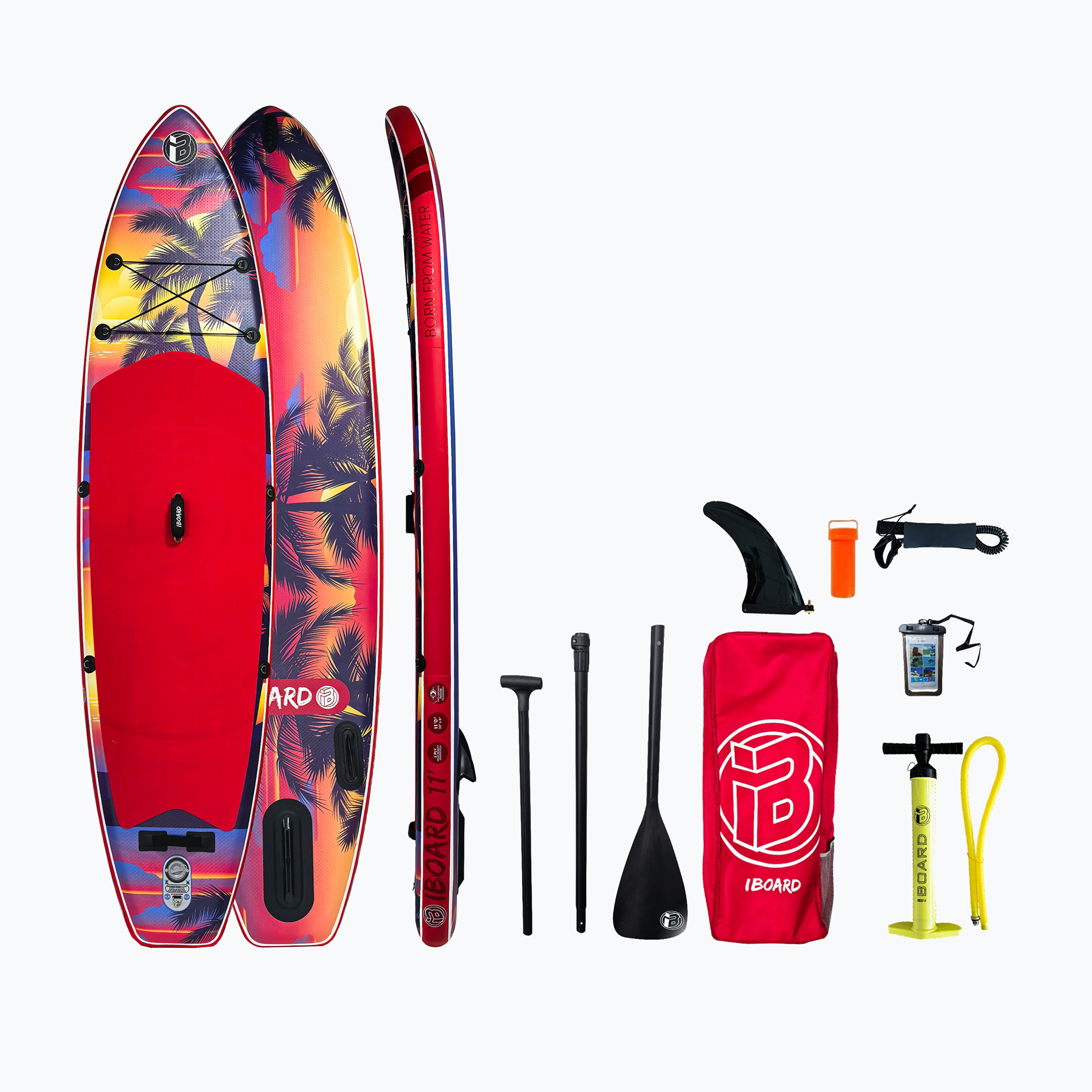 SUP doska iBoard Red Palm 11' (Red Palm 11' 12515765-IB-2)